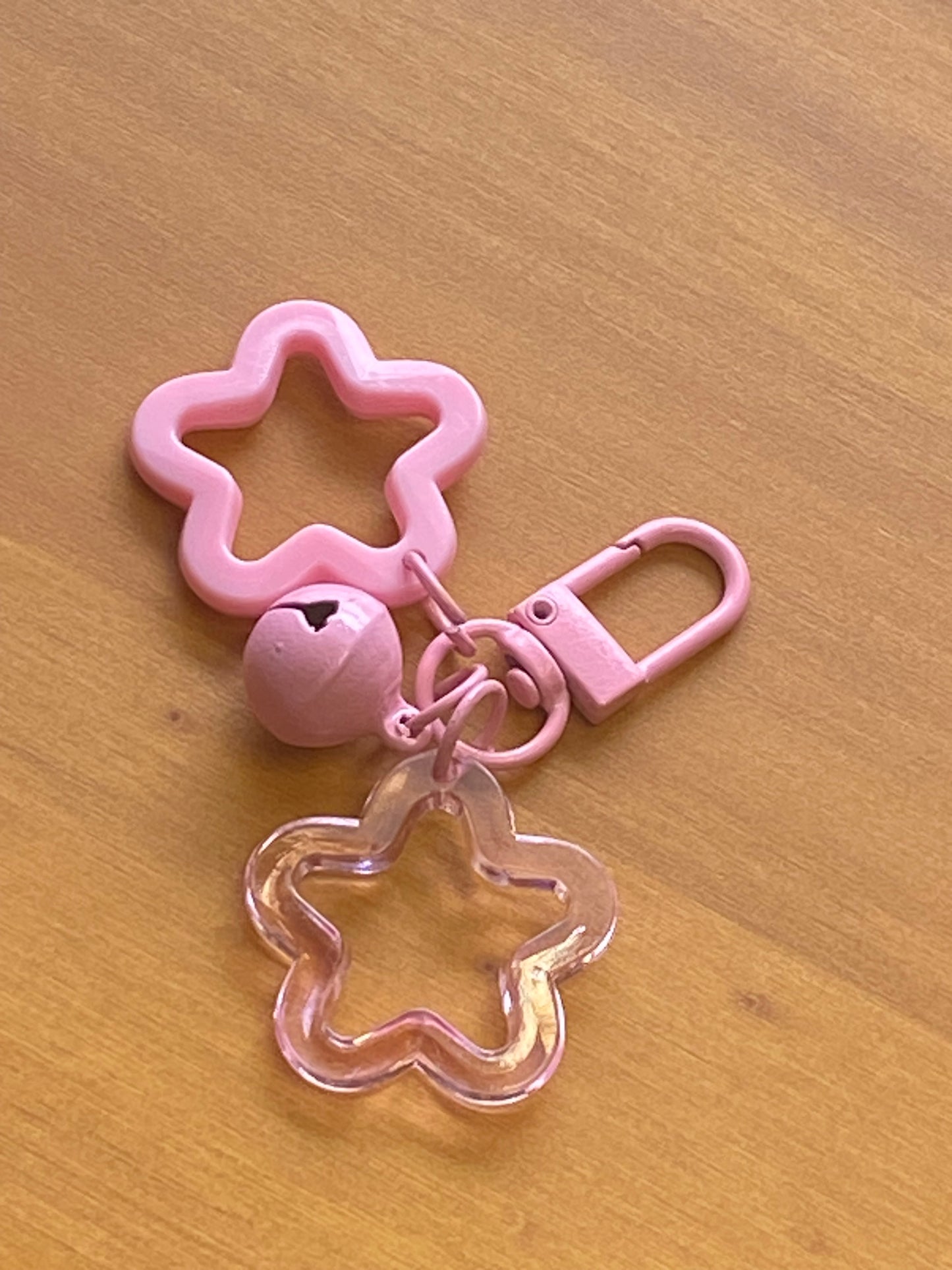 Star Keychain with Bell, Phone Charm, Stanley Cup Charm