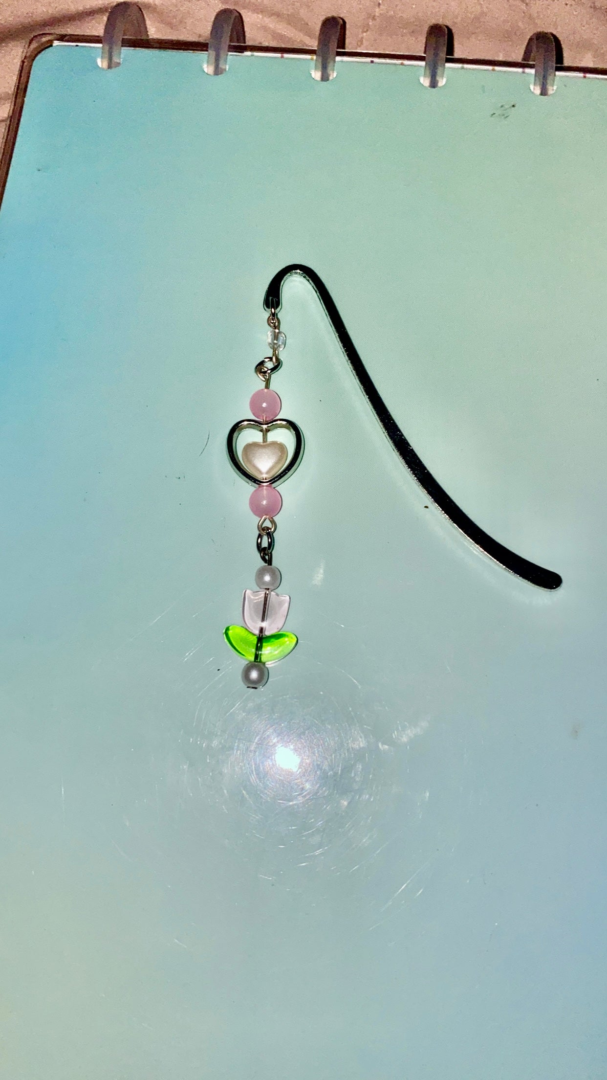 Beaded Bookmark, Dangle Charm Bookmark, Cute Book Gift, Book Lover Gift, Cute Bookish Gifts Bookmark Charm