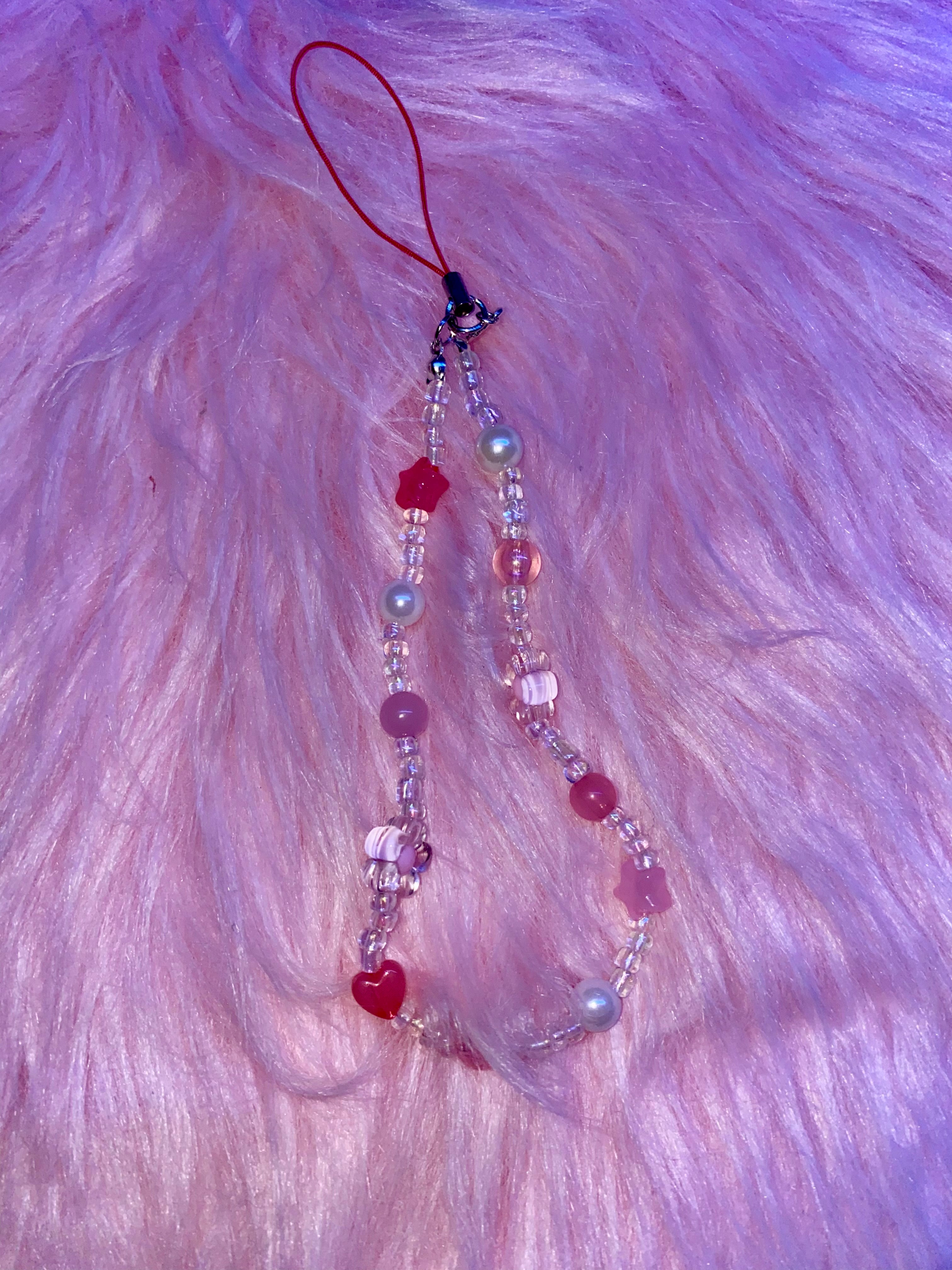 Phone Lanyard, Beaded Phone Strap, Y2K Phone Strap, Camera Lanyard, Kindle Lanyard