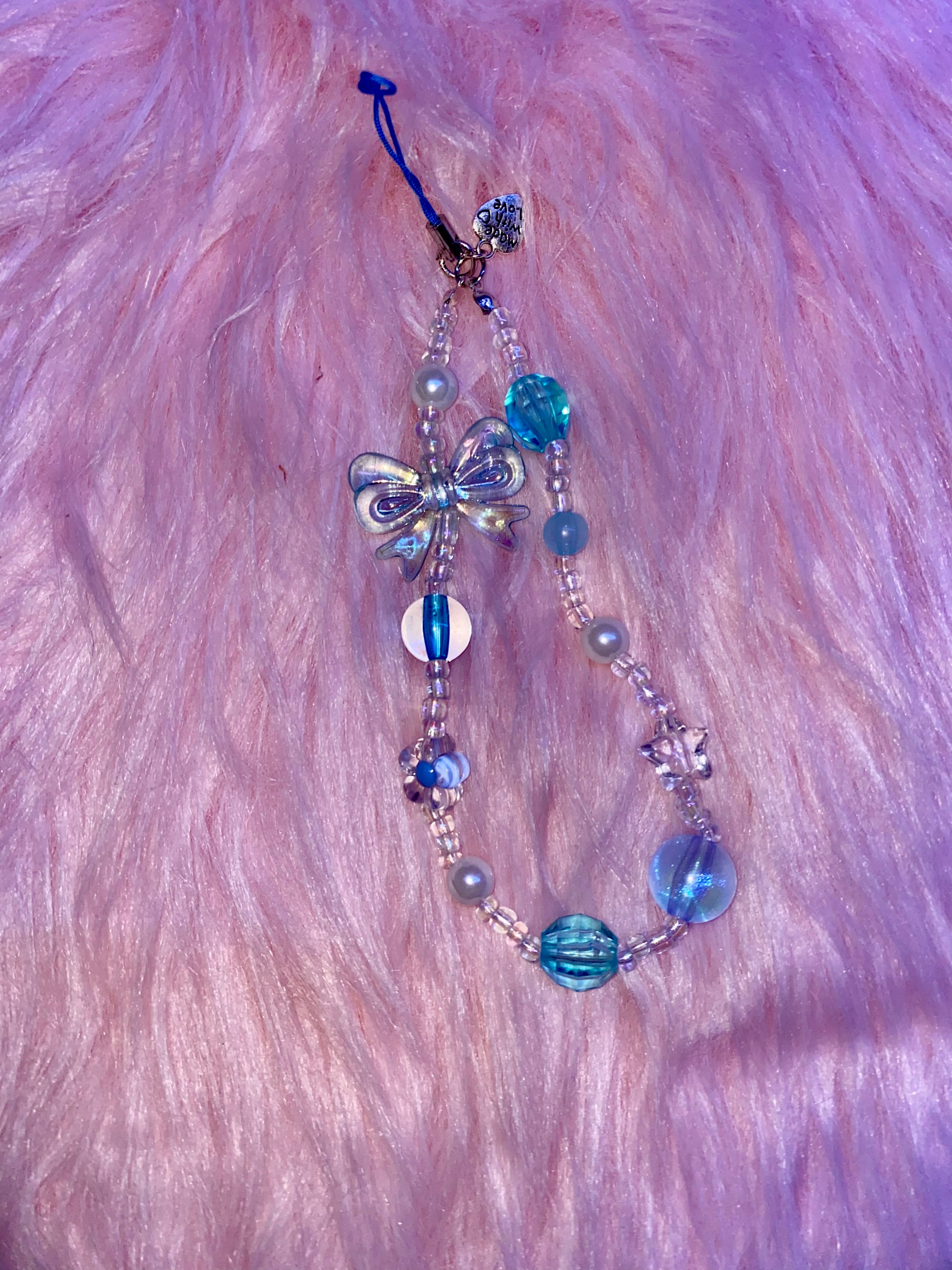 Phone Lanyard, Beaded Phone Strap, Y2K Phone Strap, Camera Lanyard, Kindle Lanyard