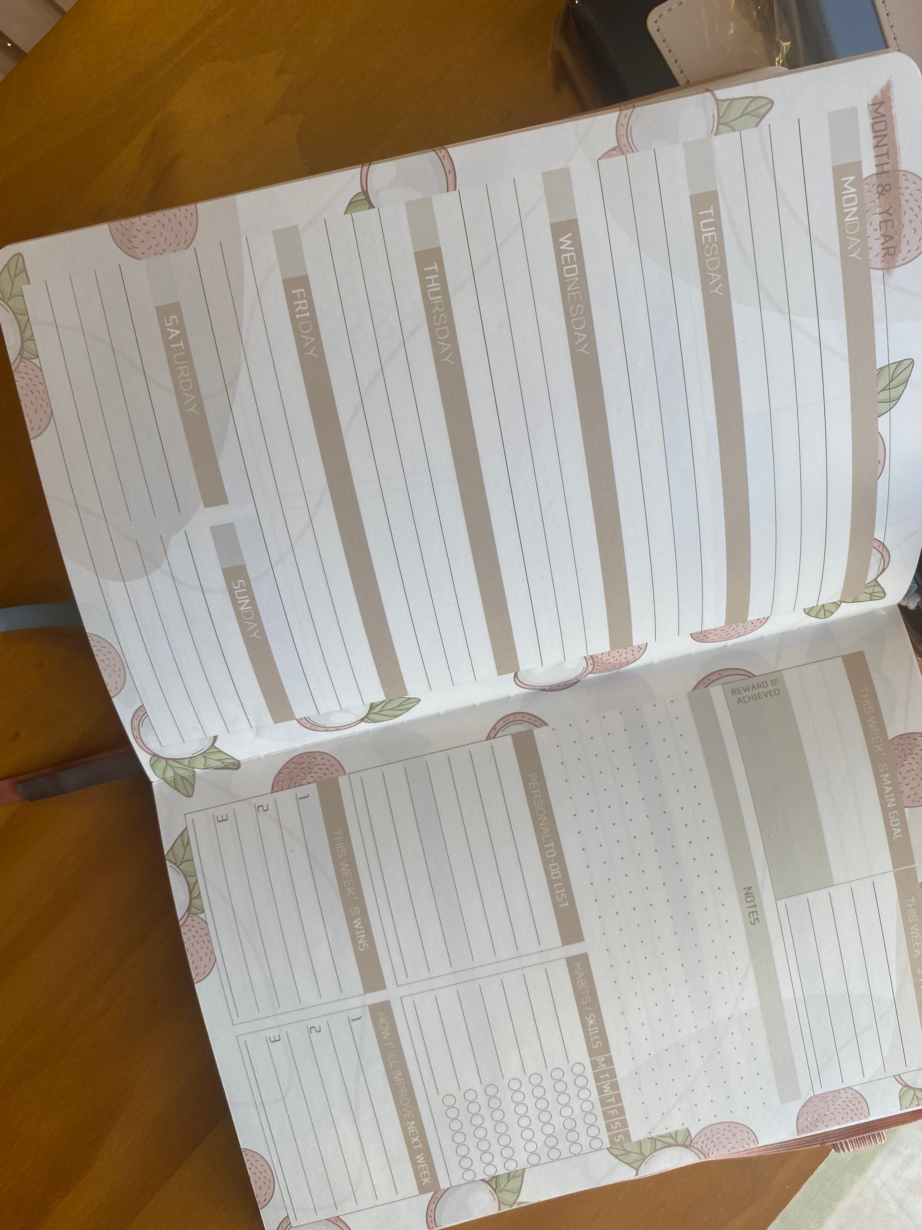 Self Care Planner, Undated Weekly Planner, Habit Trackers, Vision Board, Goal Setting, Self Growth Journal, Wellness Journal