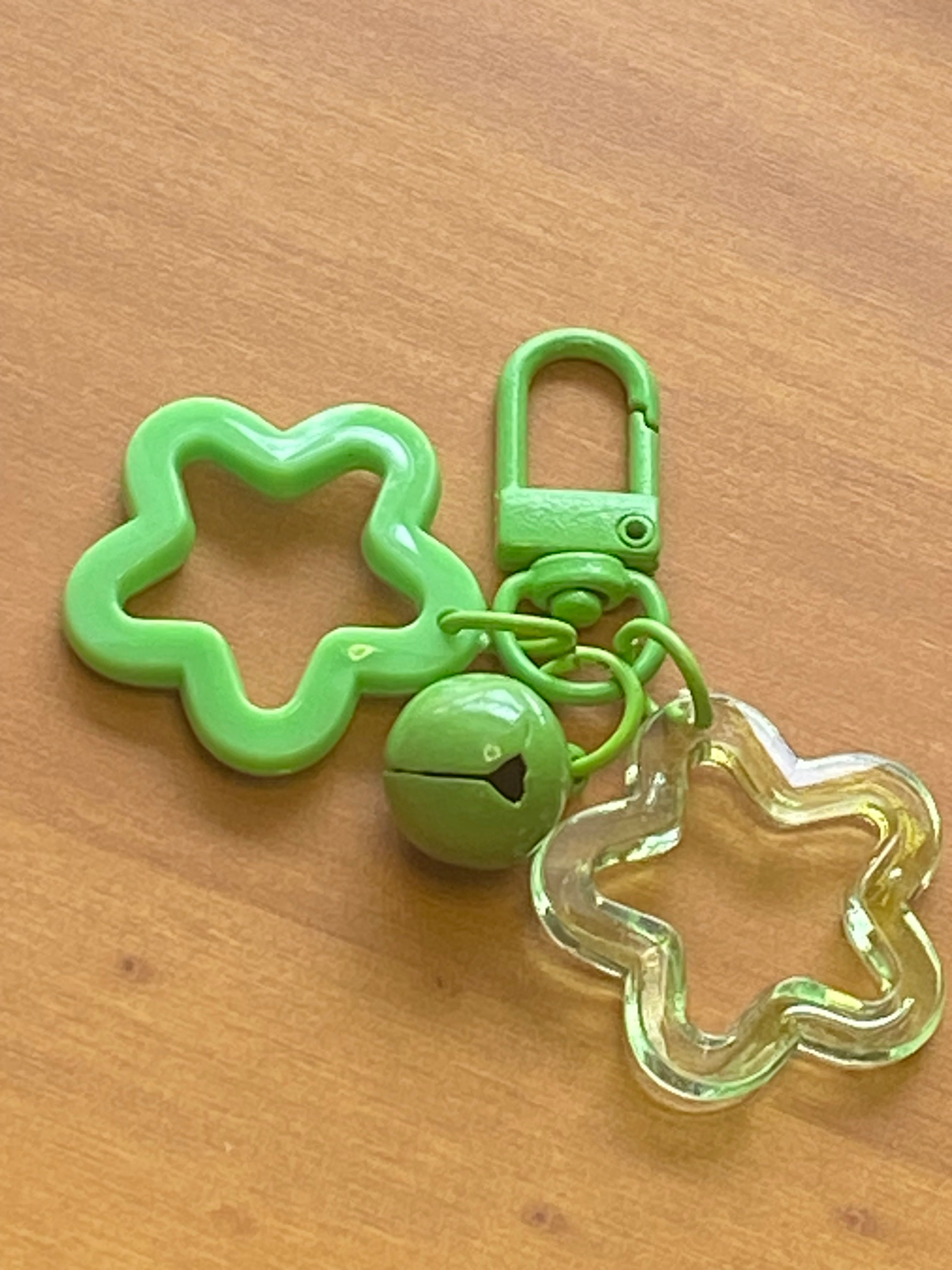 Star Keychain with Bell, Phone Charm, Stanley Cup Charm