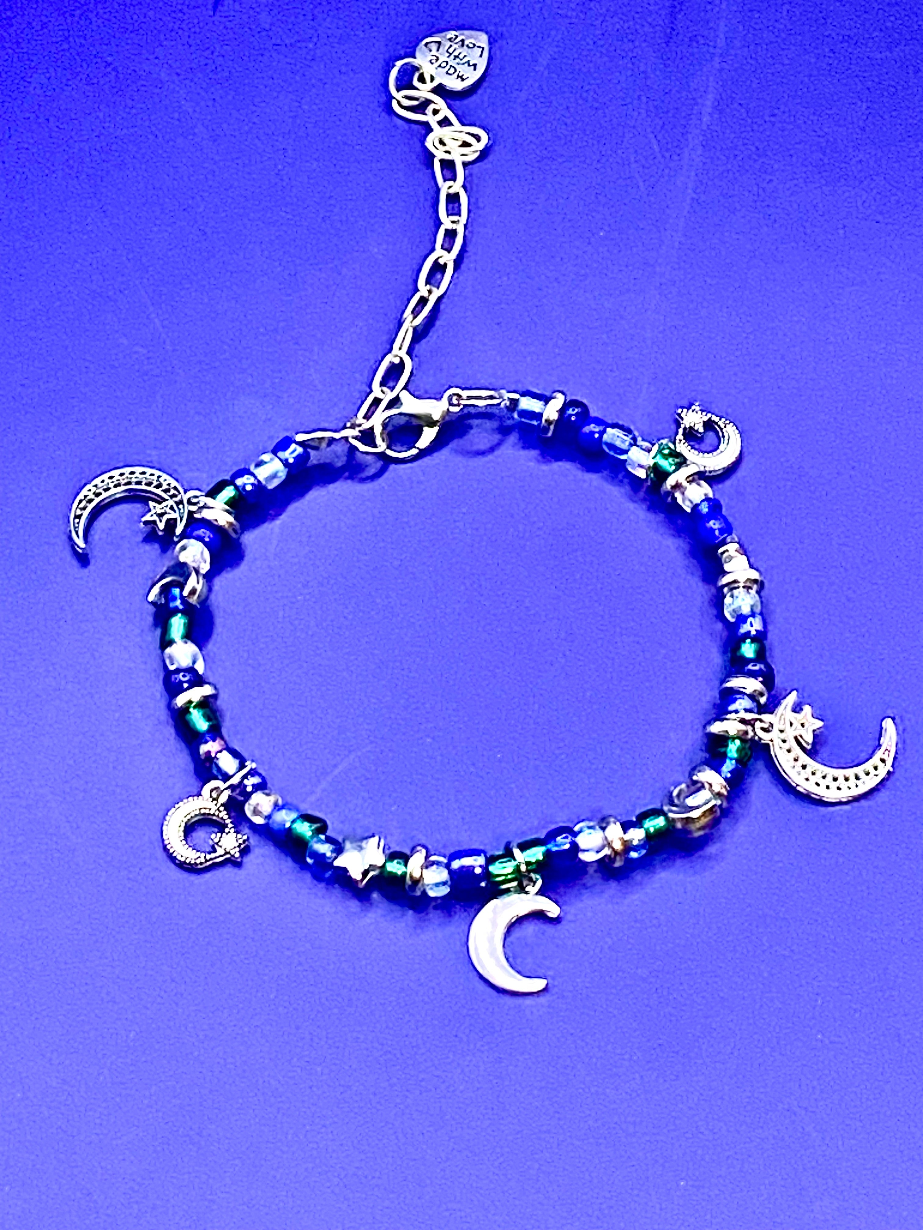 Spacey Charm Bracelet•Space Themed Charm Bracey