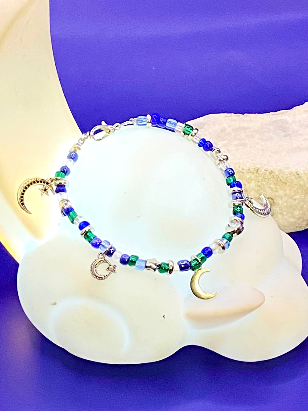 Spacey Charm Bracelet•Space Themed Charm Bracey