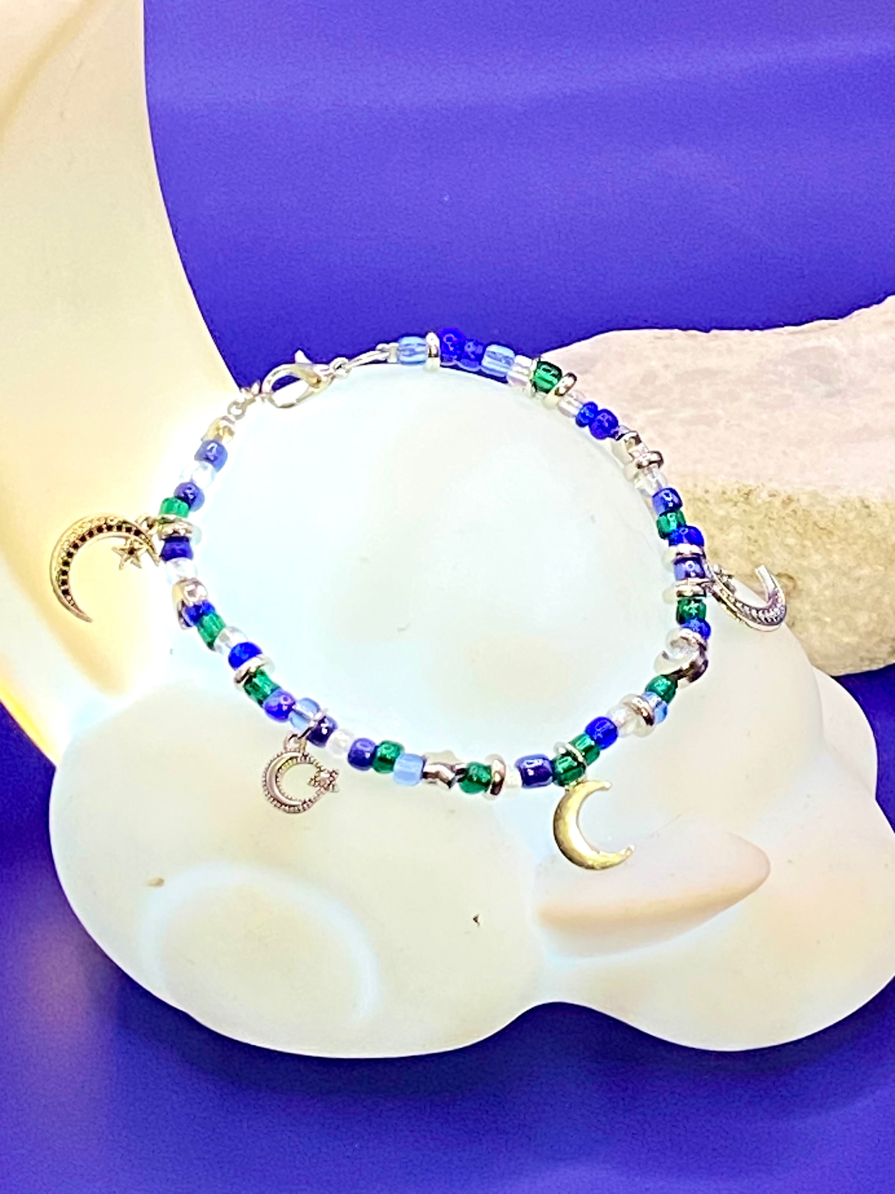 Spacey Charm Bracelet•Space Themed Charm Bracey