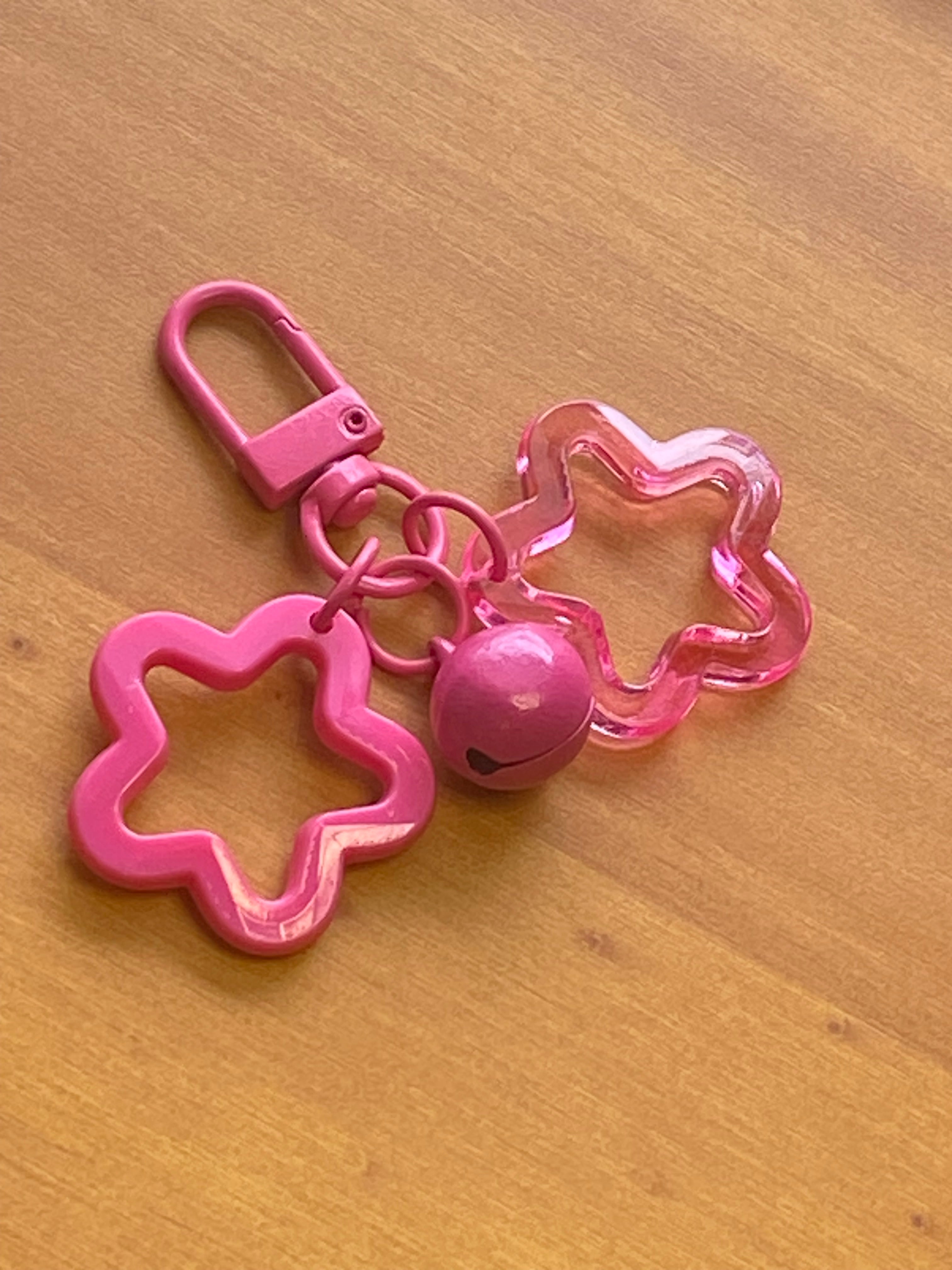 Star Keychain with Bell, Phone Charm, Stanley Cup Charm