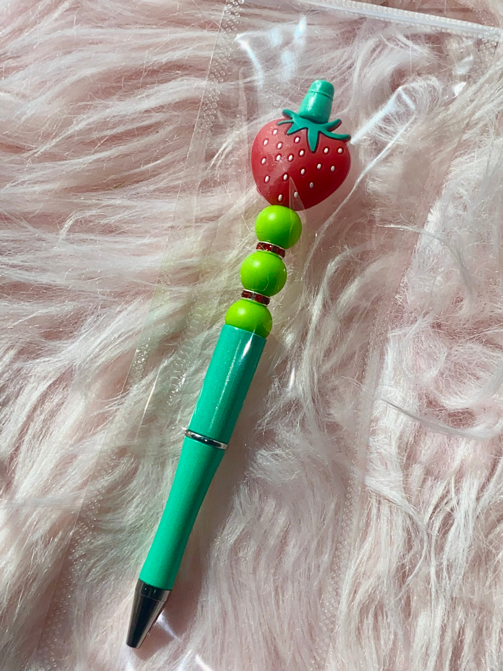 Beaded Pens, Teacher Gift, Stationery, Planner Lover, Aesthetic Writing Pen, Desk Accessories