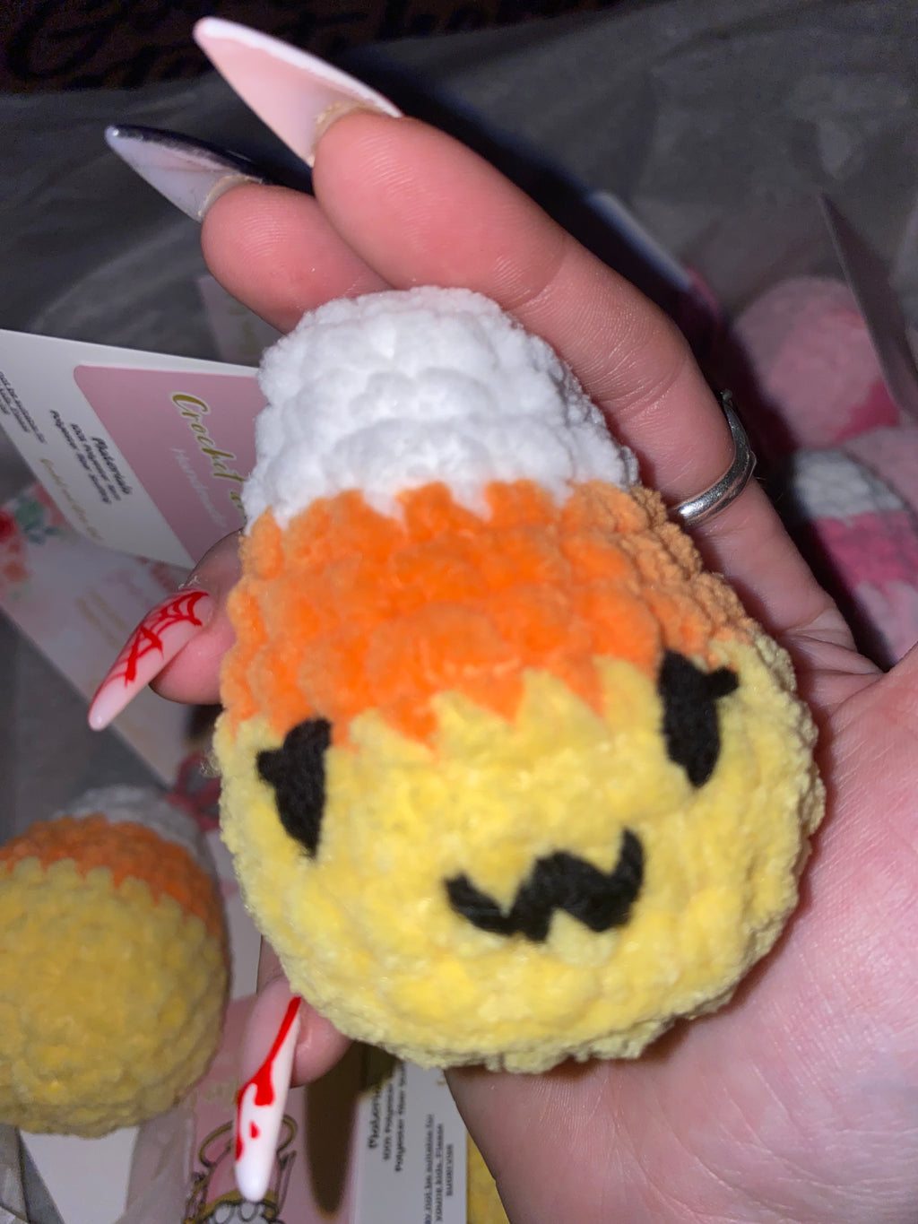 Self Care Boo Basket, Halloween Self Care Kit, Spooky Gift, Candy Corn Fidget Toy, Halloween Pop-it, Candy Corn Plush, Halloween Accessories,