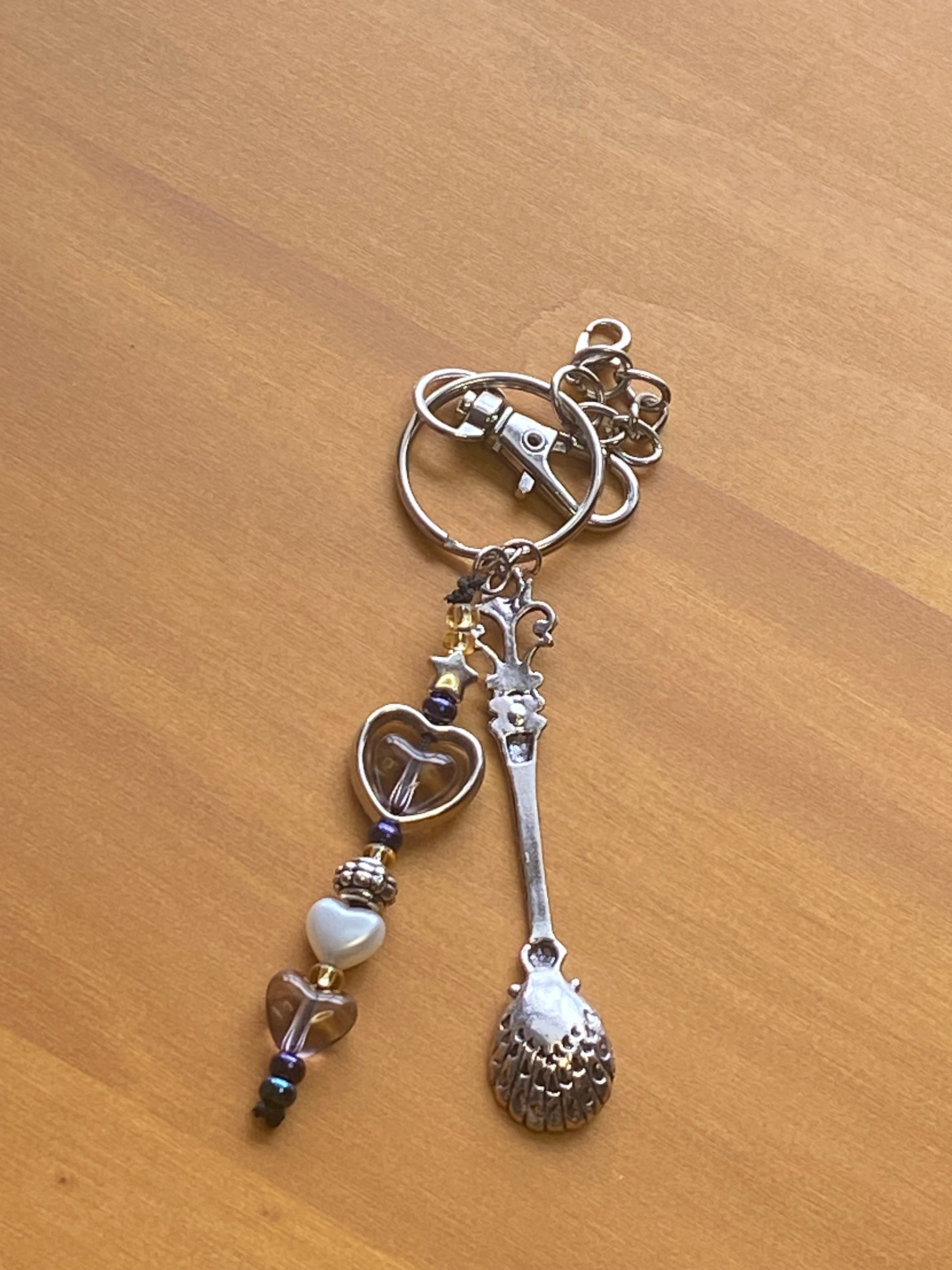 “Spoonie” Keychain, Spoon Charm, Spoonie Gift, Chronic Illneaa Accessories