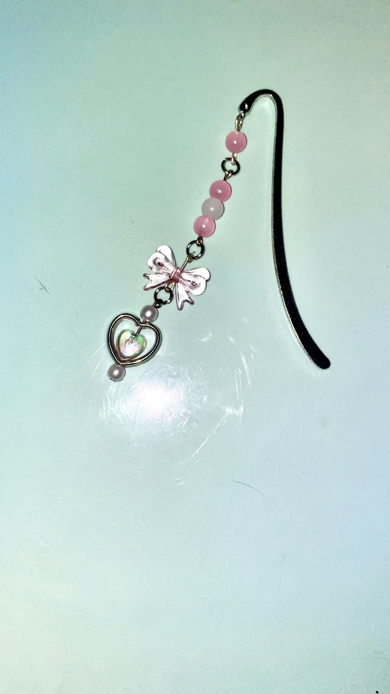 Beaded Bookmark, Dangle Charm Bookmark, Cute Book Gift, Book Lover Gift, Cute Bookish Gifts Bookmark Charm