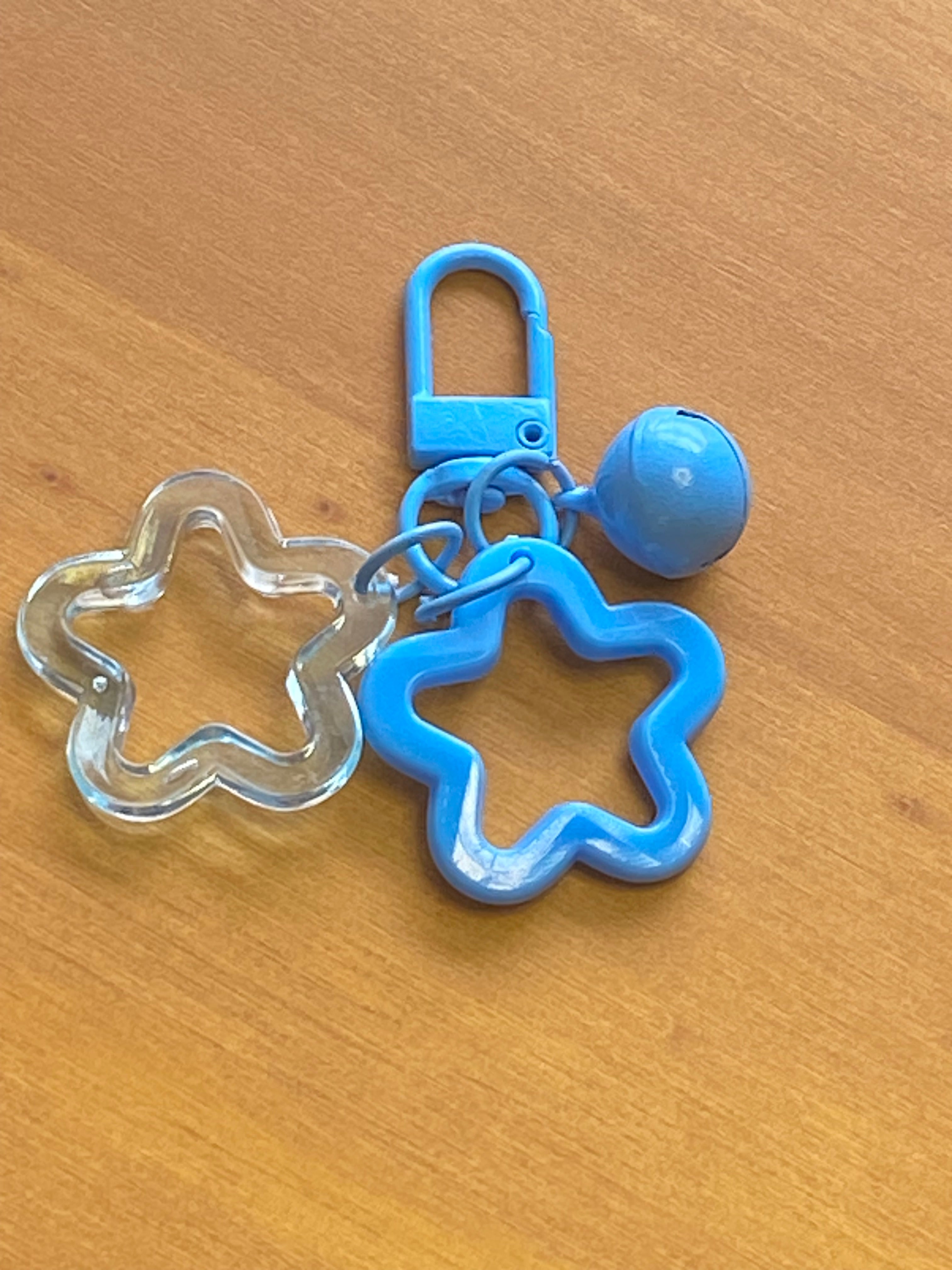 Star Keychain with Bell, Phone Charm, Stanley Cup Charm