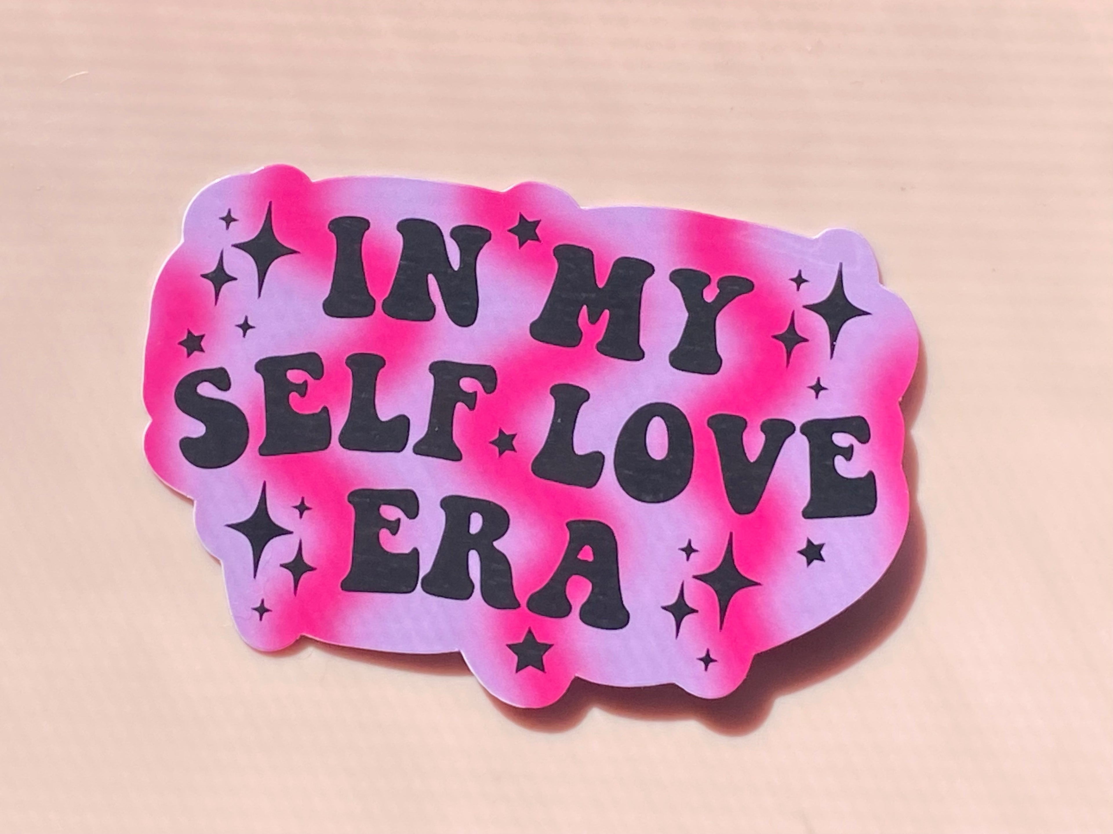 In My Self Love Era Sticker, Mental Health Awareness, Kindle Sticker, Water Bottle Sticker