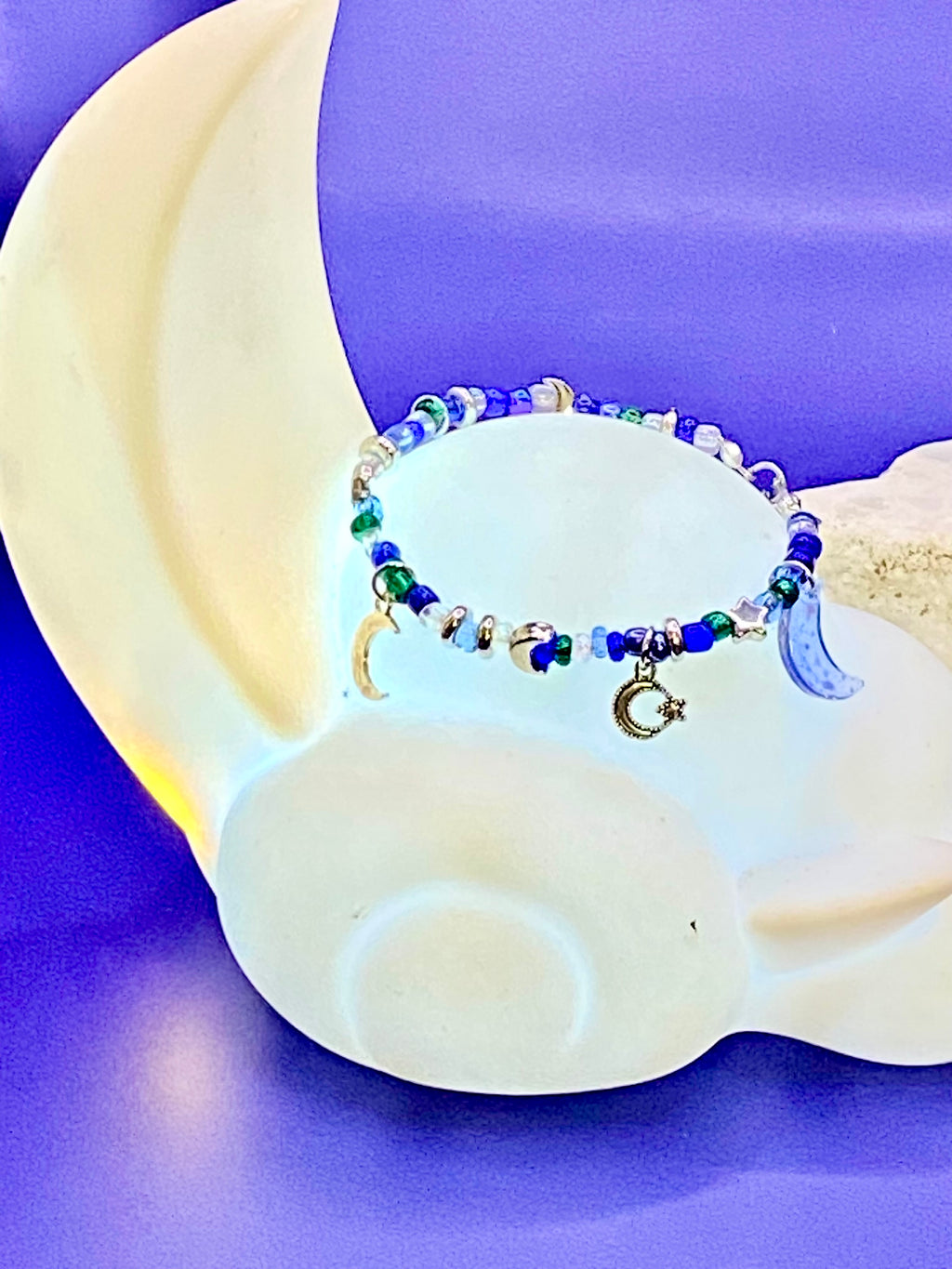 Spacey Charm Bracelet•Space Themed Charm Bracey