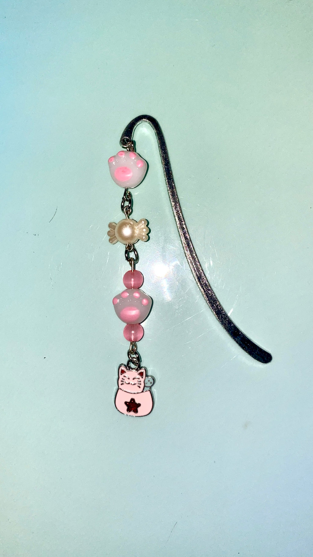 Beaded Bookmark, Dangle Charm Bookmark, Cute Book Gift, Book Lover Gift, Cute Bookish Gifts Bookmark Charm