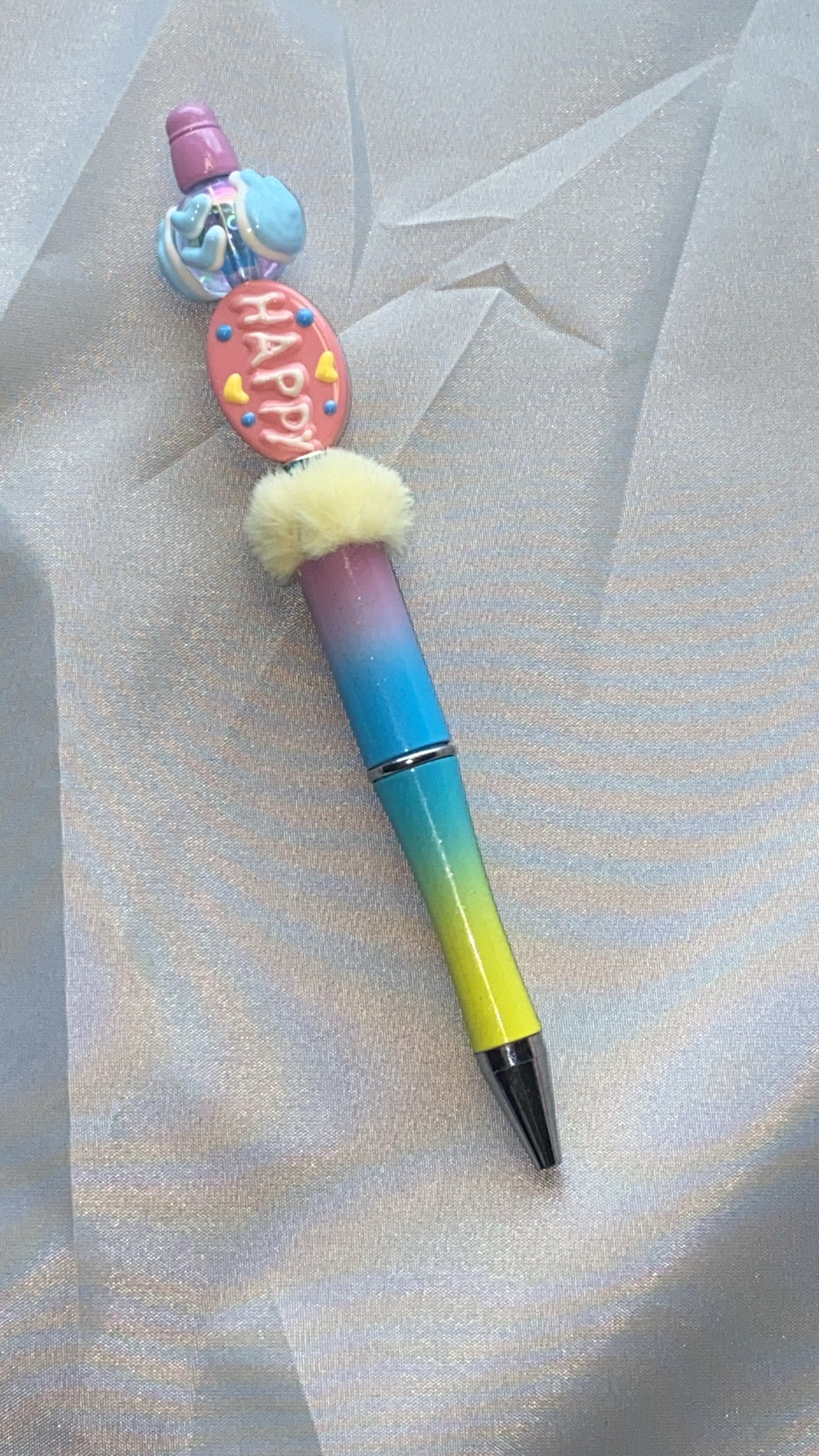 Coquette Beaded Pens, Kawaii & Coquette Accessories, Aesthetic Writing Pen, Desk Accessories,