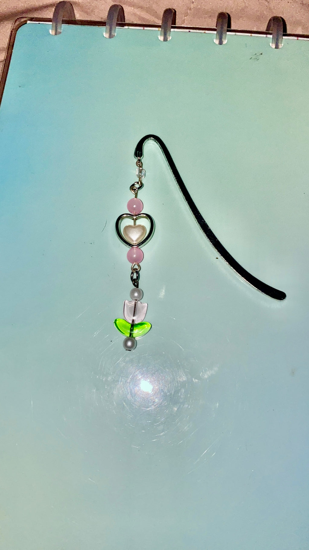 Beaded Bookmark, Dangle Charm Bookmark, Cute Book Gift, Book Lover Gift, Cute Bookish Gifts Bookmark Charm