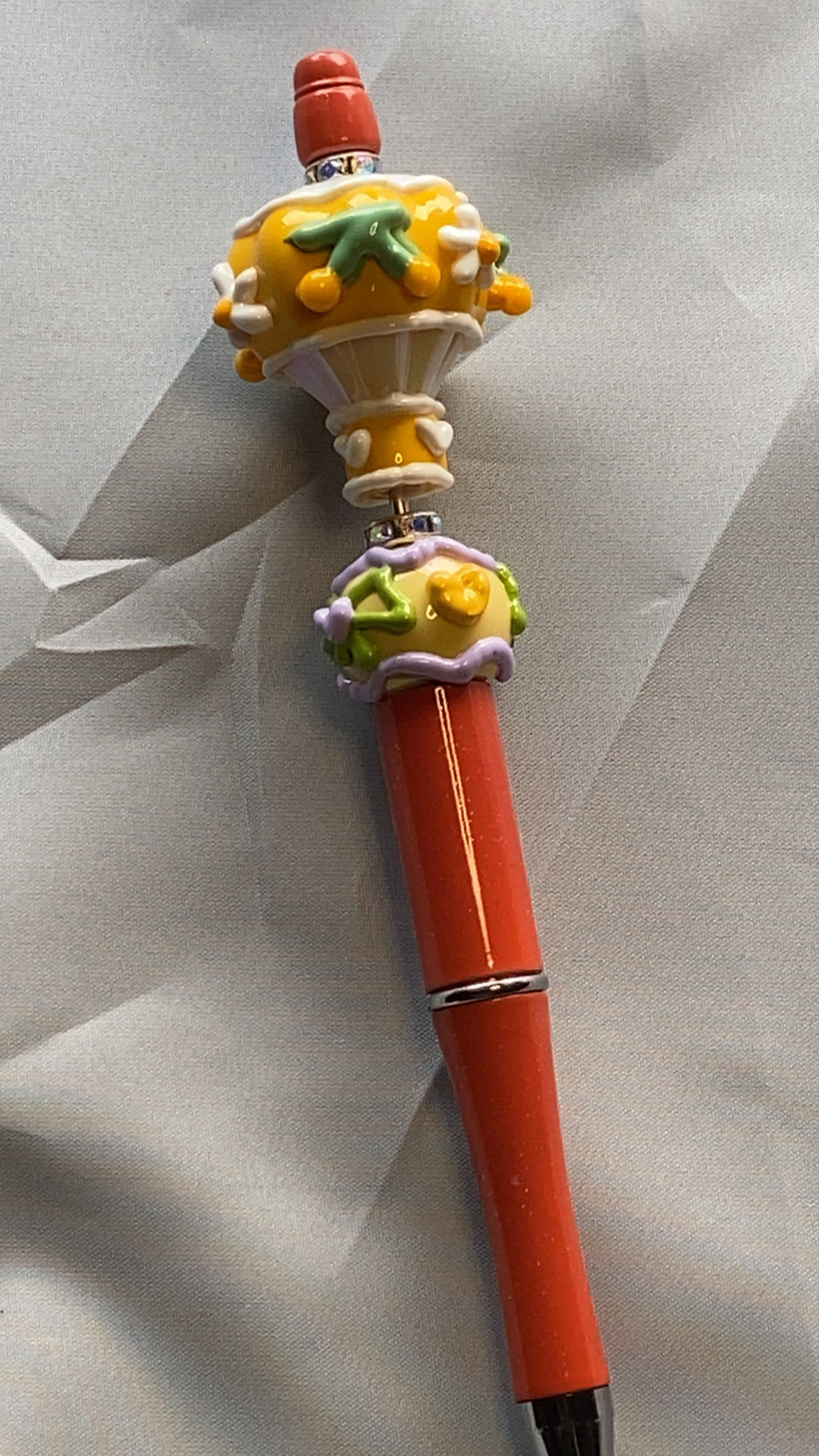 Coquette Hot Air Balloon Beaded Pen, Kawaii Accessories, Aesthetic Writing Pen,