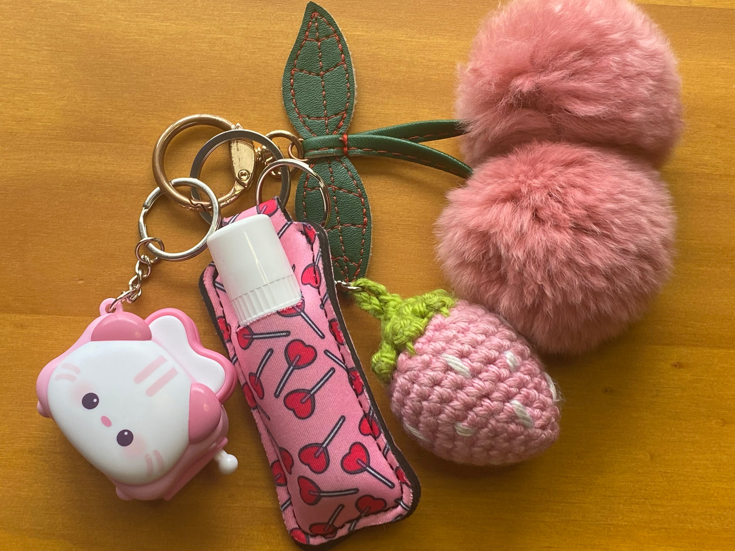 Kawaii Animal Toaster Fidget Toy Keychain, Mental Health Gift, Sensory Toy, Stress Relief/Stimming for ADHD, Anxiety, and Neurodivergent Minds