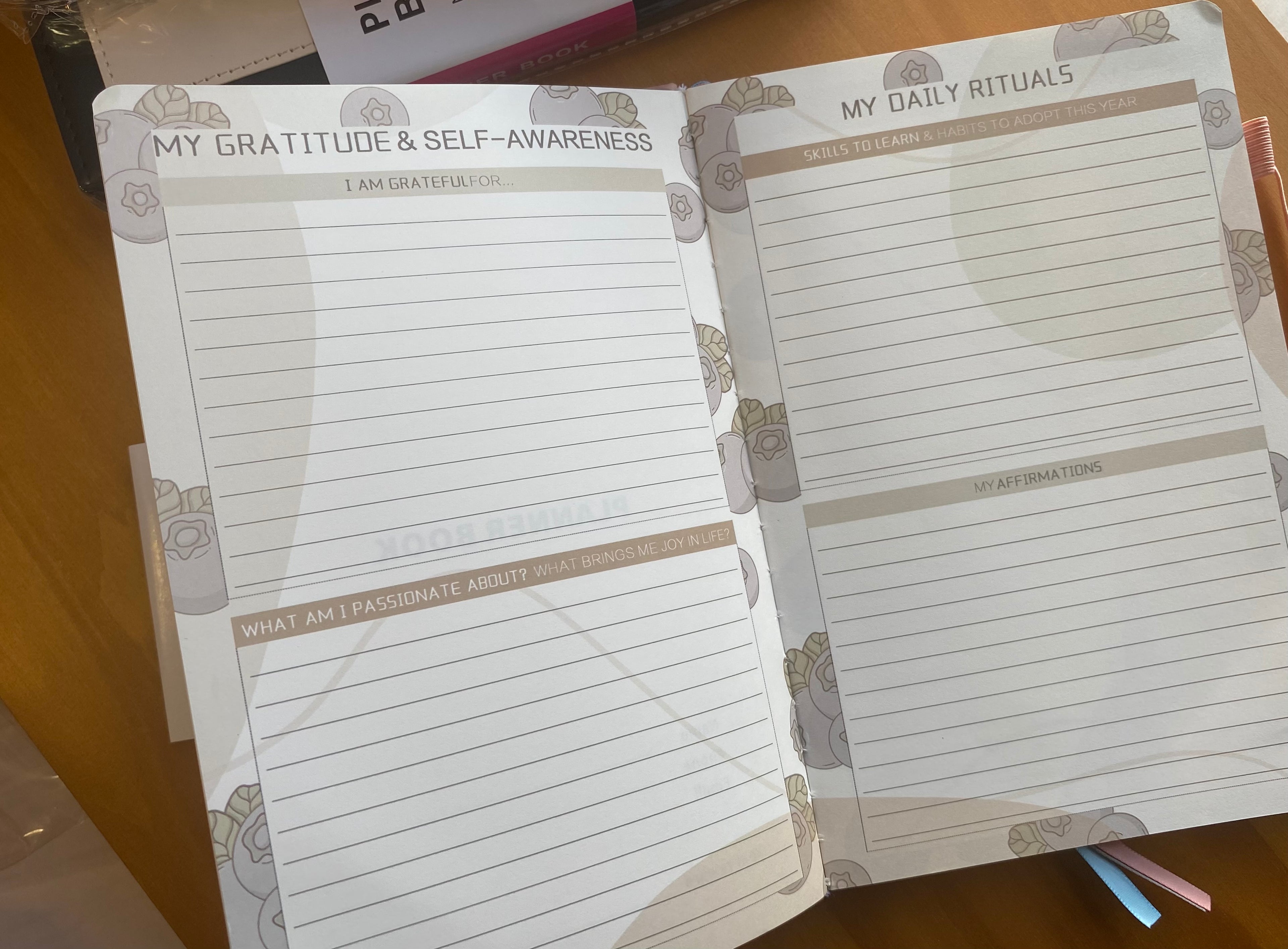 Self Care Planner, Undated Weekly Planner, Habit Trackers, Vision Board, Goal Setting, Self Growth Journal, Wellness Journal