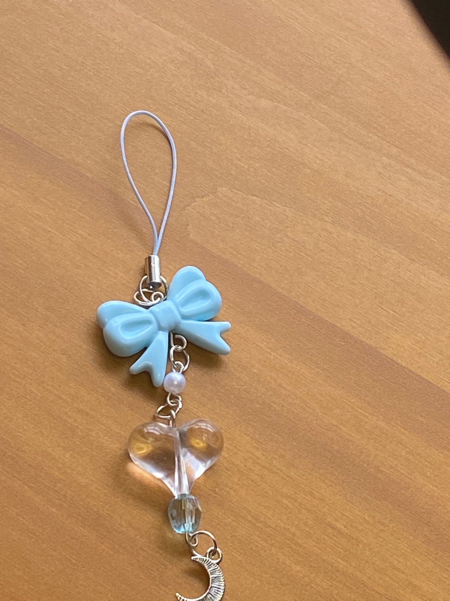Y2K Phone Charm, Kawaii Dangle Phone Charm, Y2K Beaded Keychain, Phone Strap, Bag Charm, Kindle Charm
