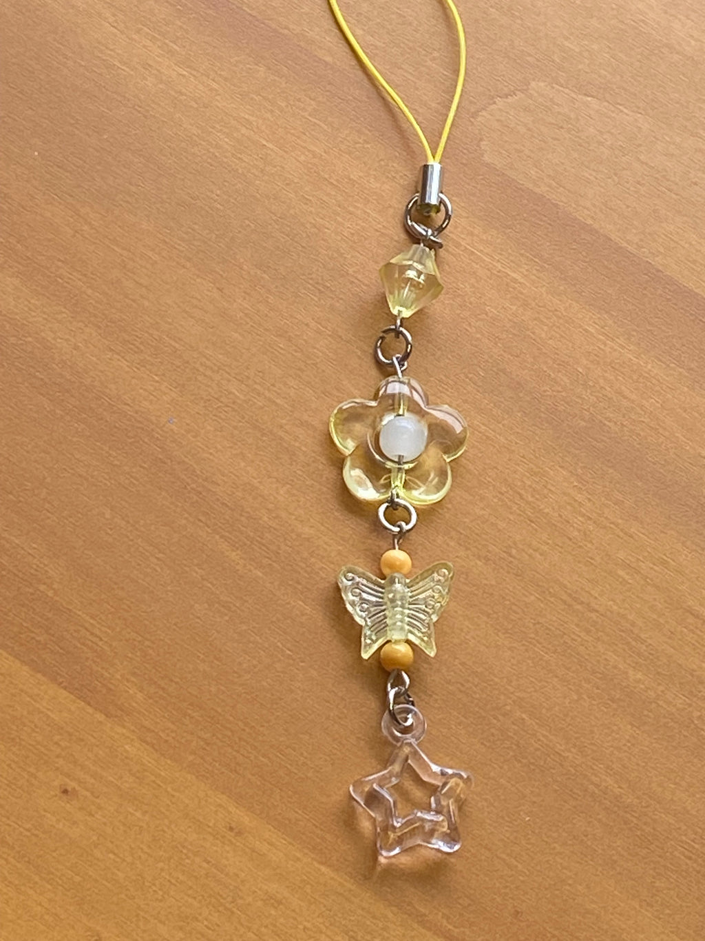 Y2K Phone Charm, Kawaii Dangle Phone Charm, Y2K Beaded Phone Charm, Phone Strap, Bag Charm, Kindle Charm