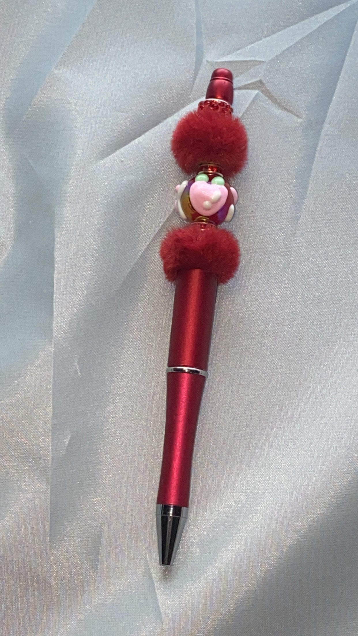 Coquette Beaded Pens, Kawaii & Coquette Accessories, Aesthetic Writing Pen, Desk Accessories,