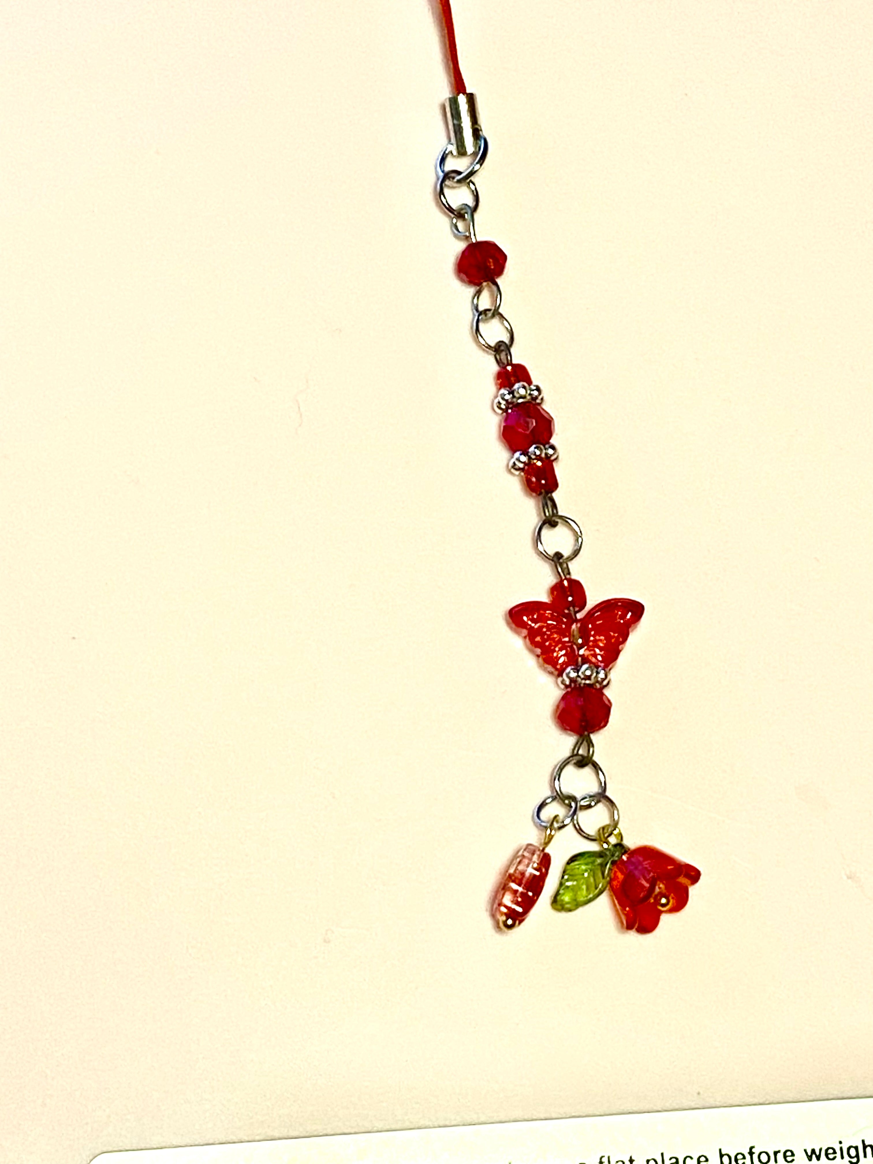 Coquette Dangle Phone Charms, Coquette Accessories, Strawberries, Cherries, Bows