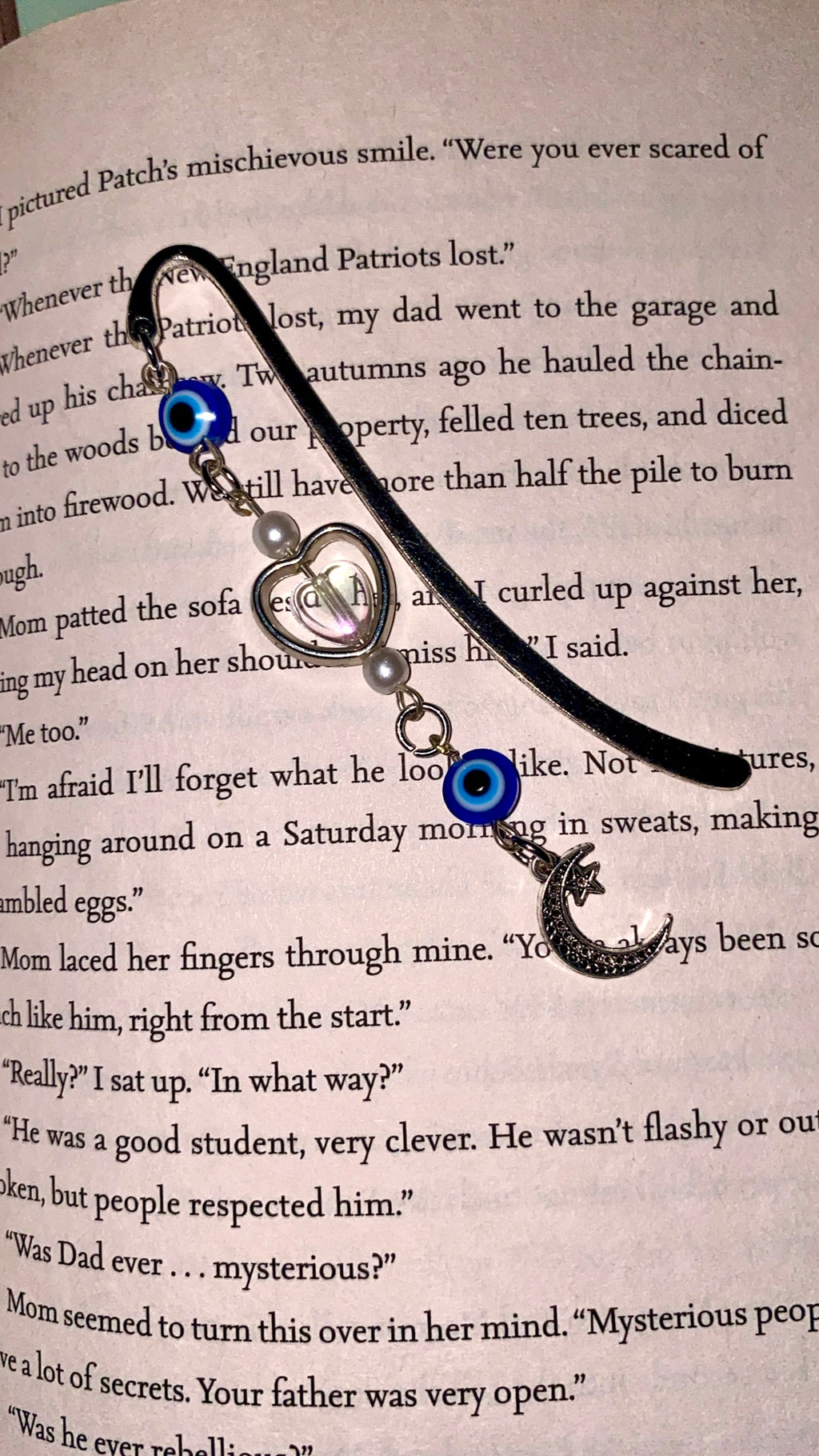 Beaded Bookmark, Dangle Charm Bookmark, Cute Book Gift, Book Lover Gift, Cute Bookish Gifts Bookmark Charm