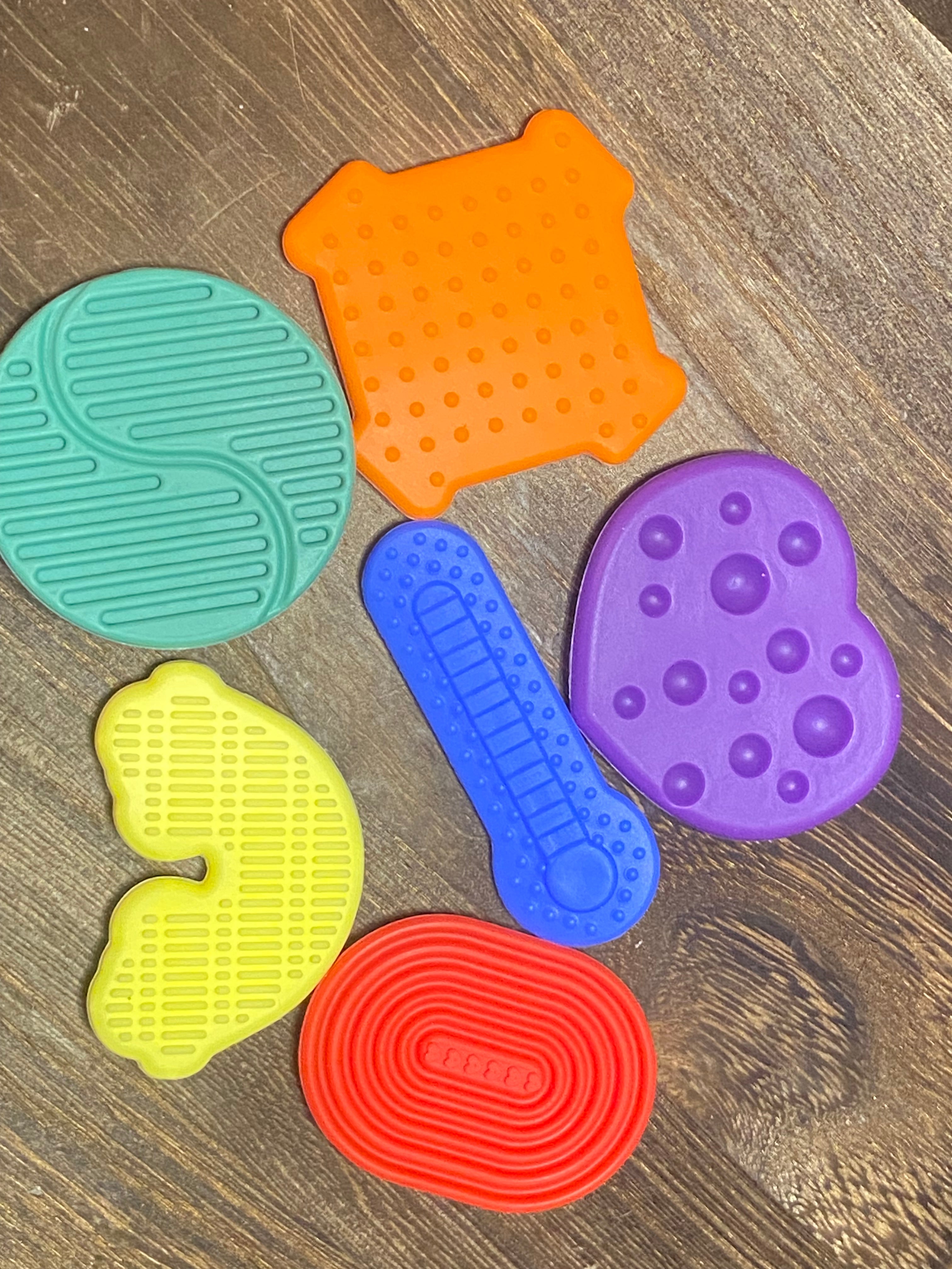 Rainbow Sensory Fidget Toy Set, Mental Health Gift, Sensory Toy, Stress Relief/Stimming for ADHD, Anxiety, and Neurodivergent Minds