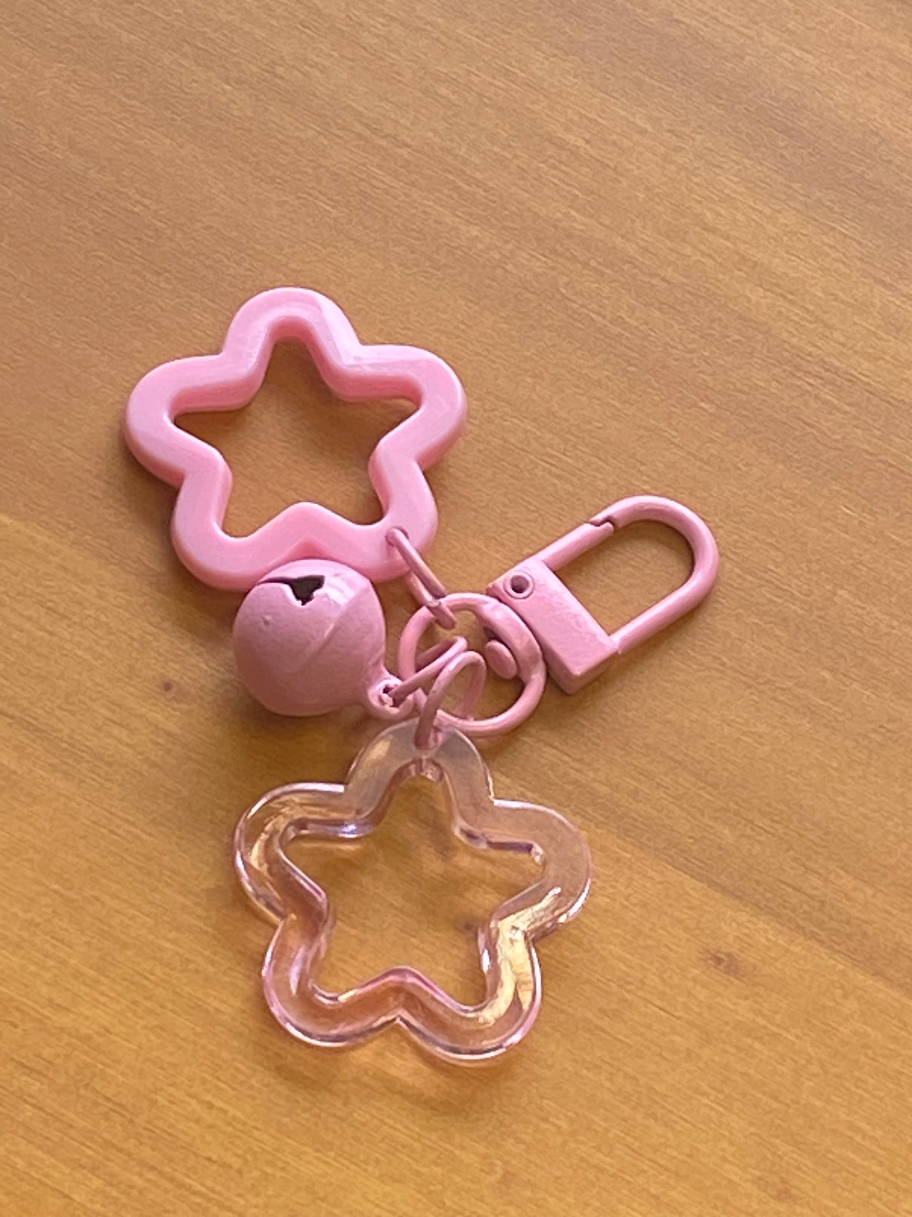 Star Keychain with Bell, Phone Charm, Stanley Cup Charm