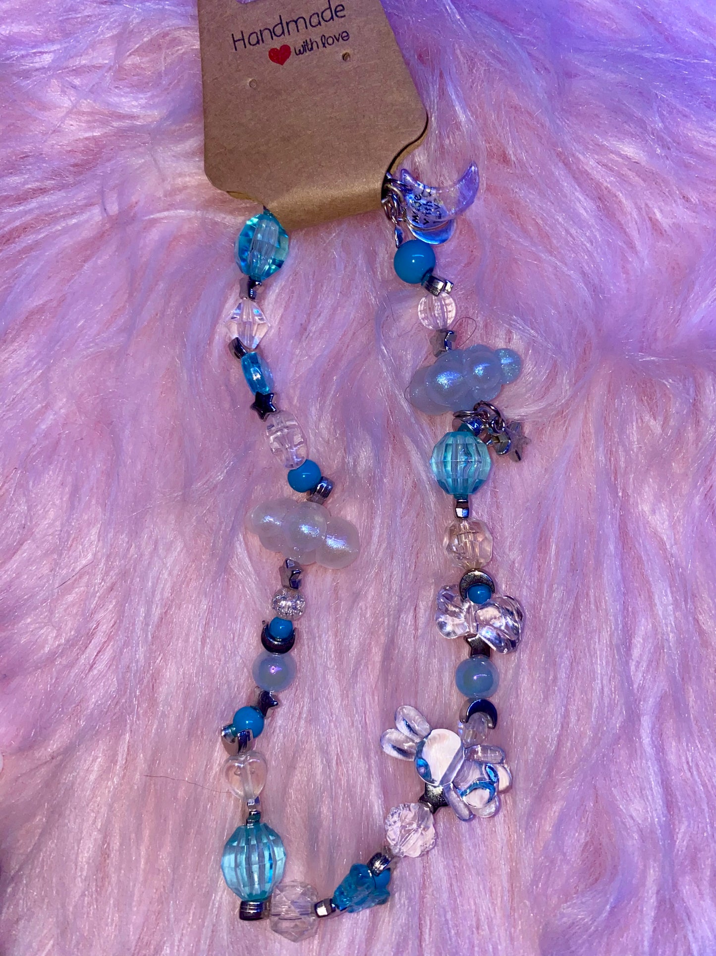 Phone Lanyard, Beaded Phone Strap, Y2K Phone Strap, Camera Lanyard, Kindle Lanyard