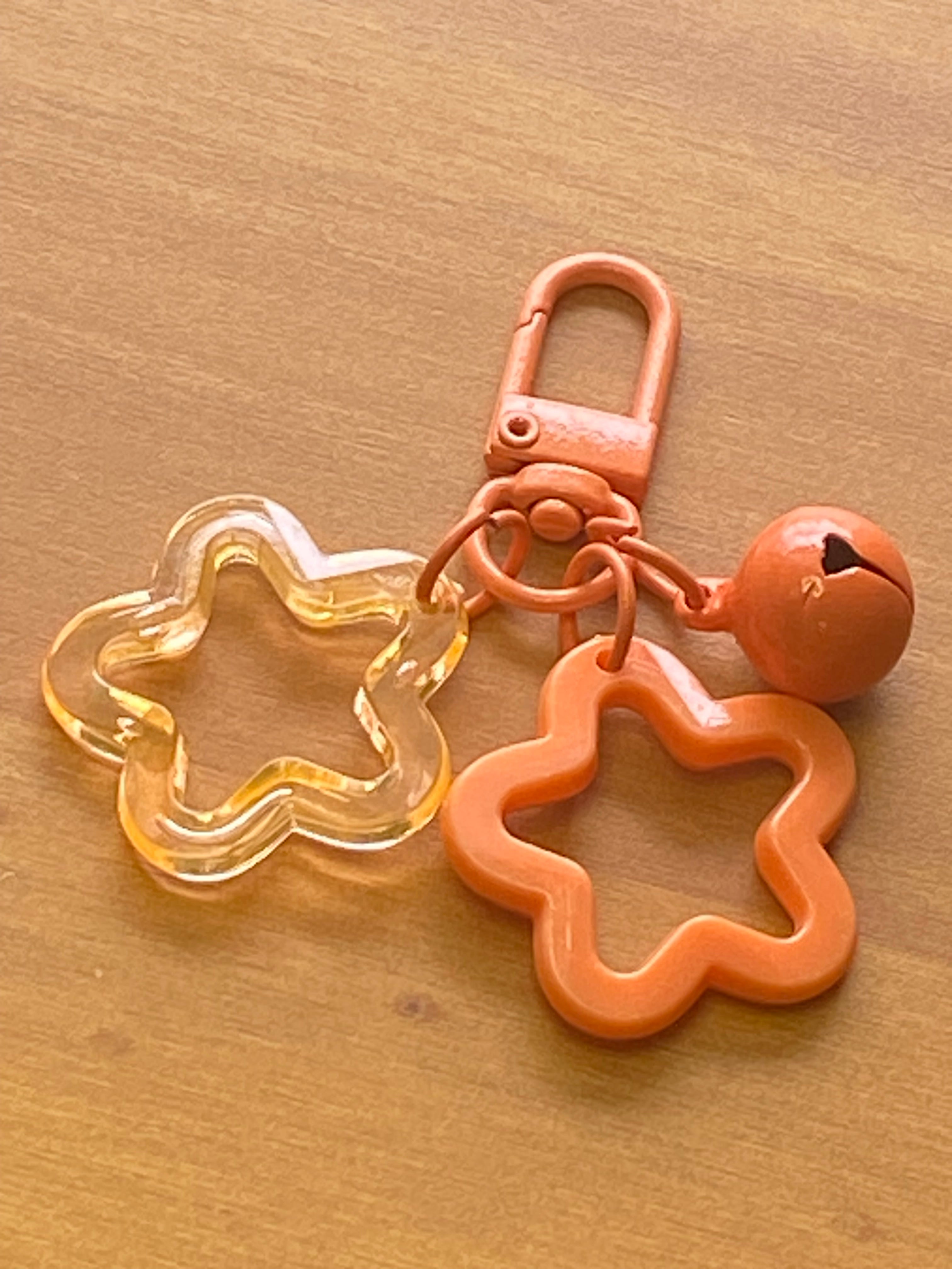 Star Keychain with Bell, Phone Charm, Stanley Cup Charm