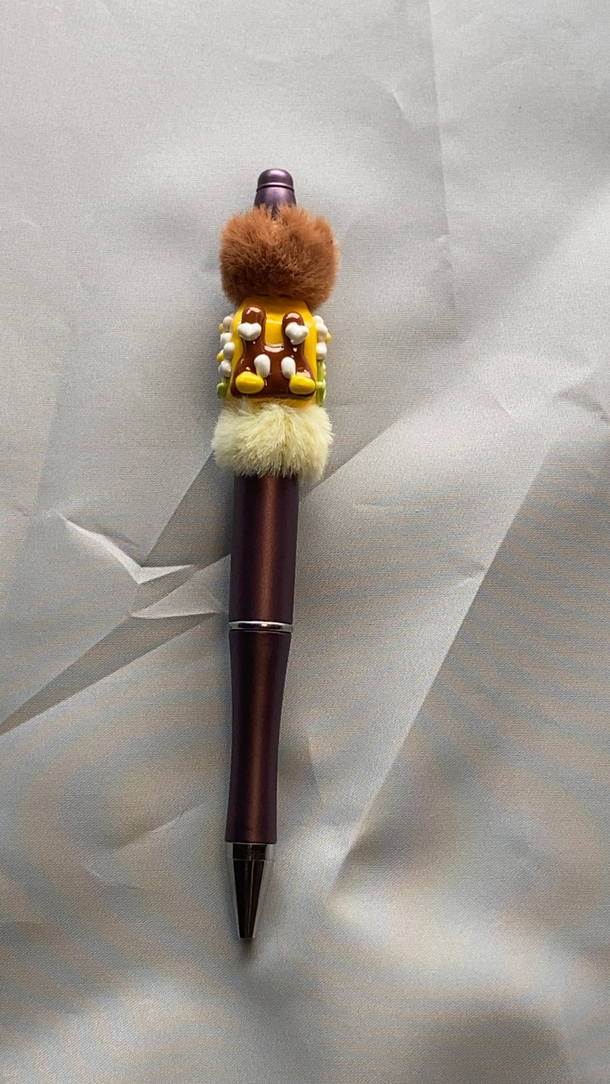 Coquette Milk Carton Beaded Pen, Kawaii Accessories, Coquette Accessories, Aesthetic Writing Pen, Desk Accessories