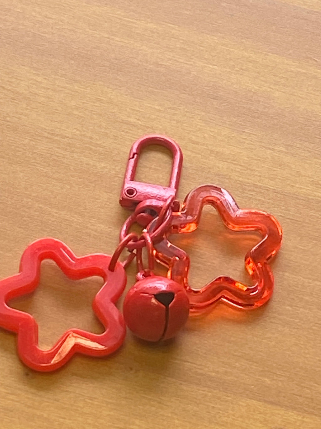 Star Keychain with Bell, Phone Charm, Stanley Cup Charm