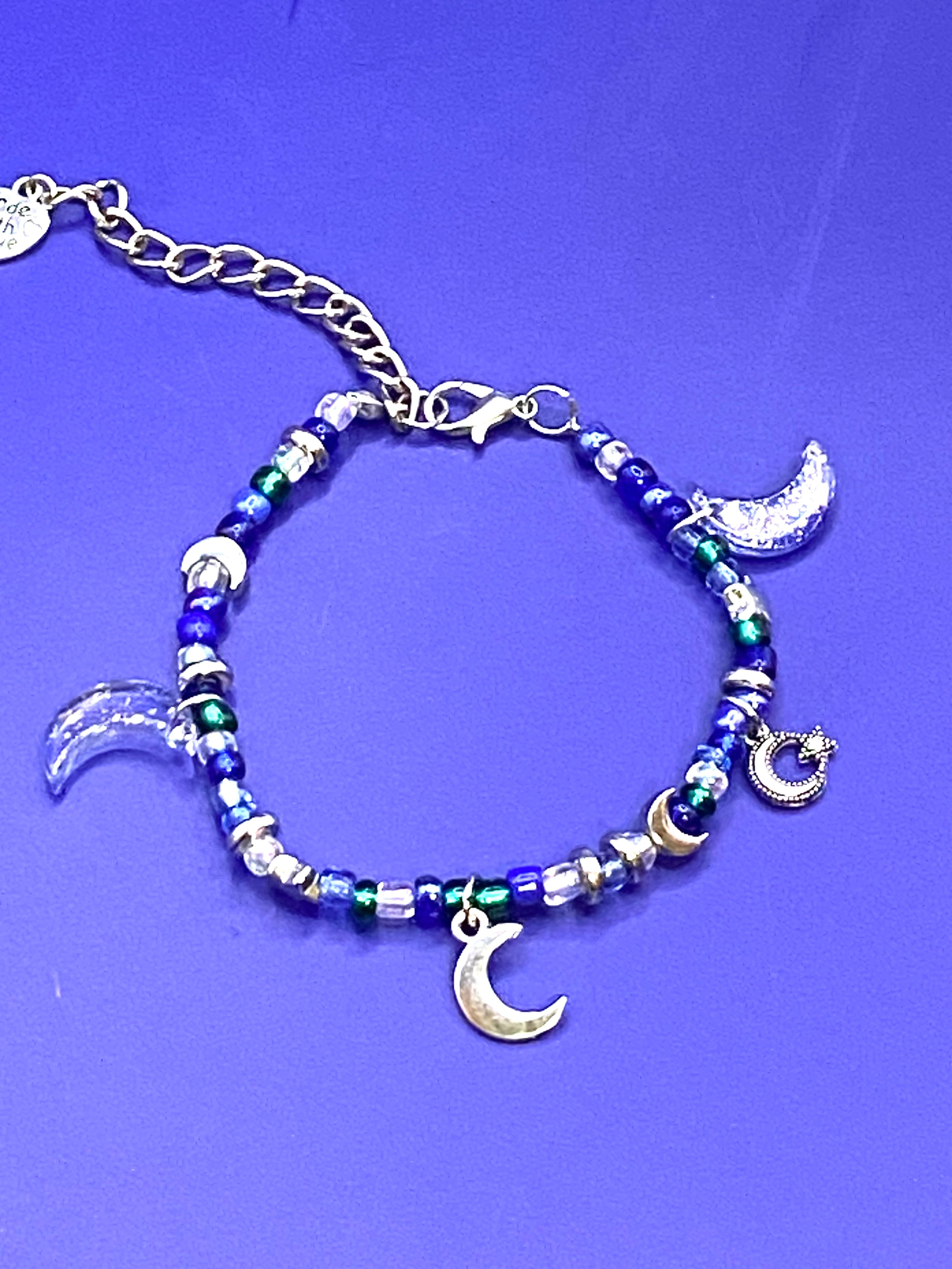 Spacey Charm Bracelet•Space Themed Charm Bracey