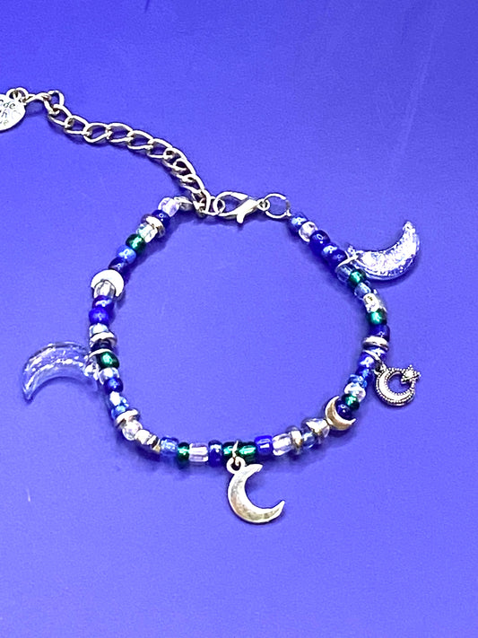 Spacey Charm Bracelet•Space Themed Charm Bracey