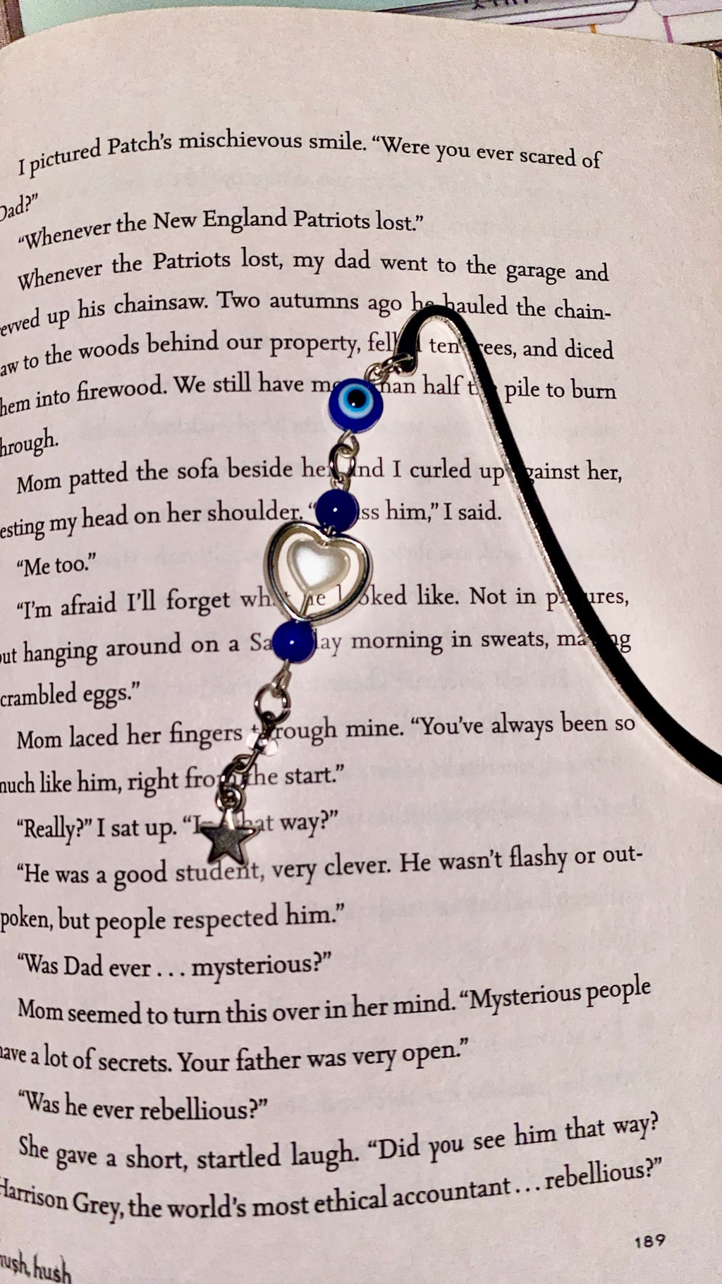 Beaded Bookmark, Dangle Charm Bookmark, Cute Book Gift, Book Lover Gift, Cute Bookish Gifts Bookmark Charm