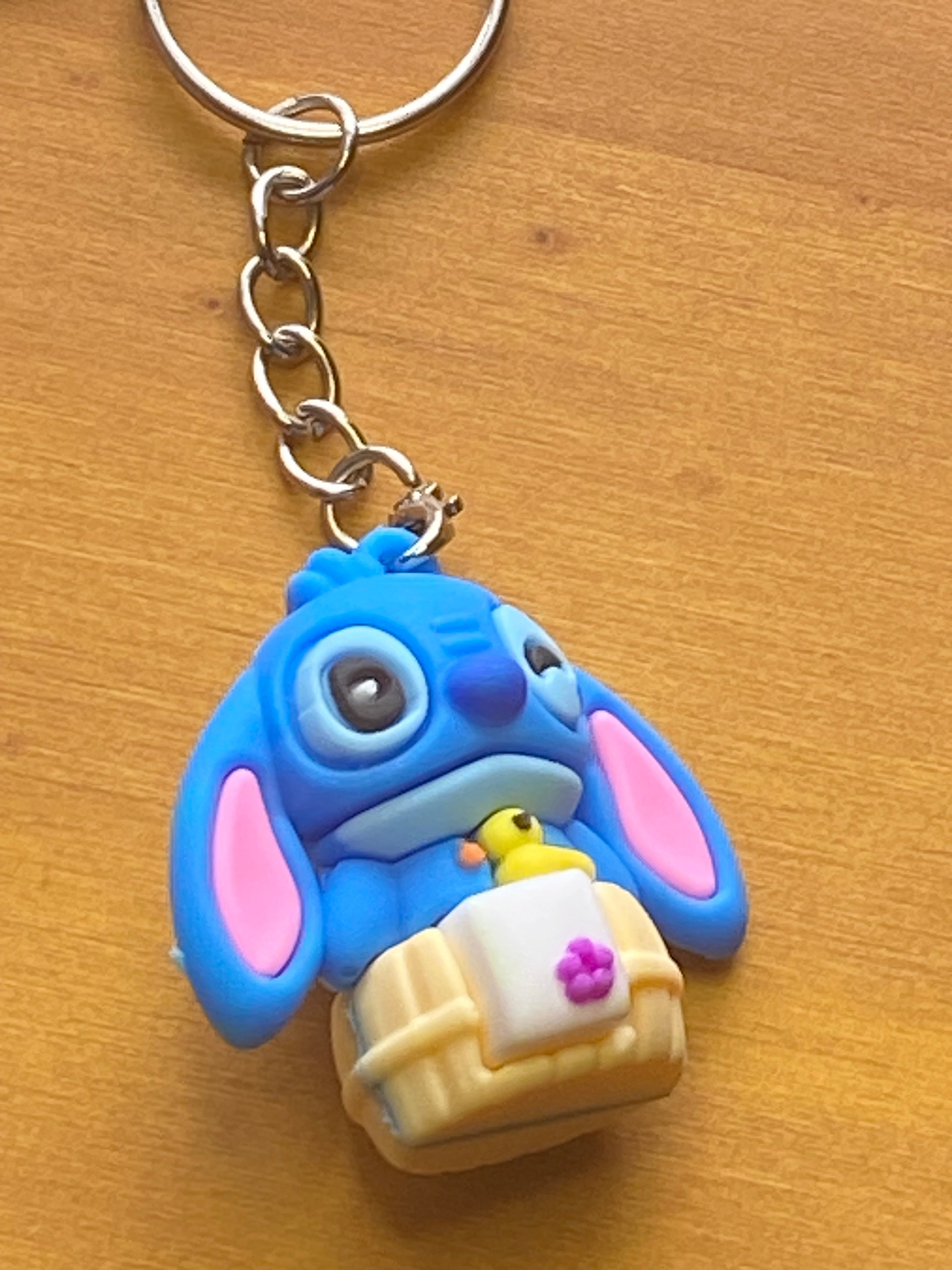 Stitch Keychain, Disney Themed Keychain, Ohana Means Family, Lilo and Stitch