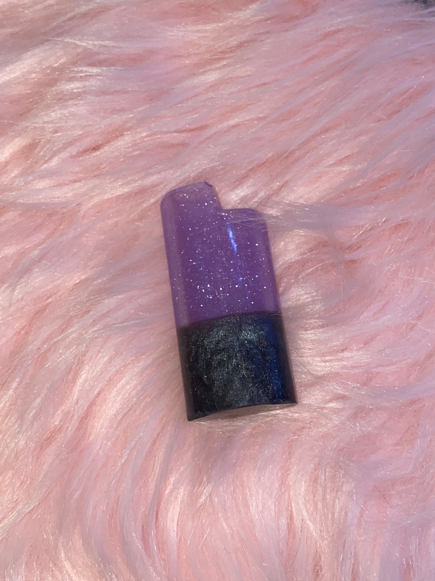 Light Purple & Black BIC MINI Lighter Case