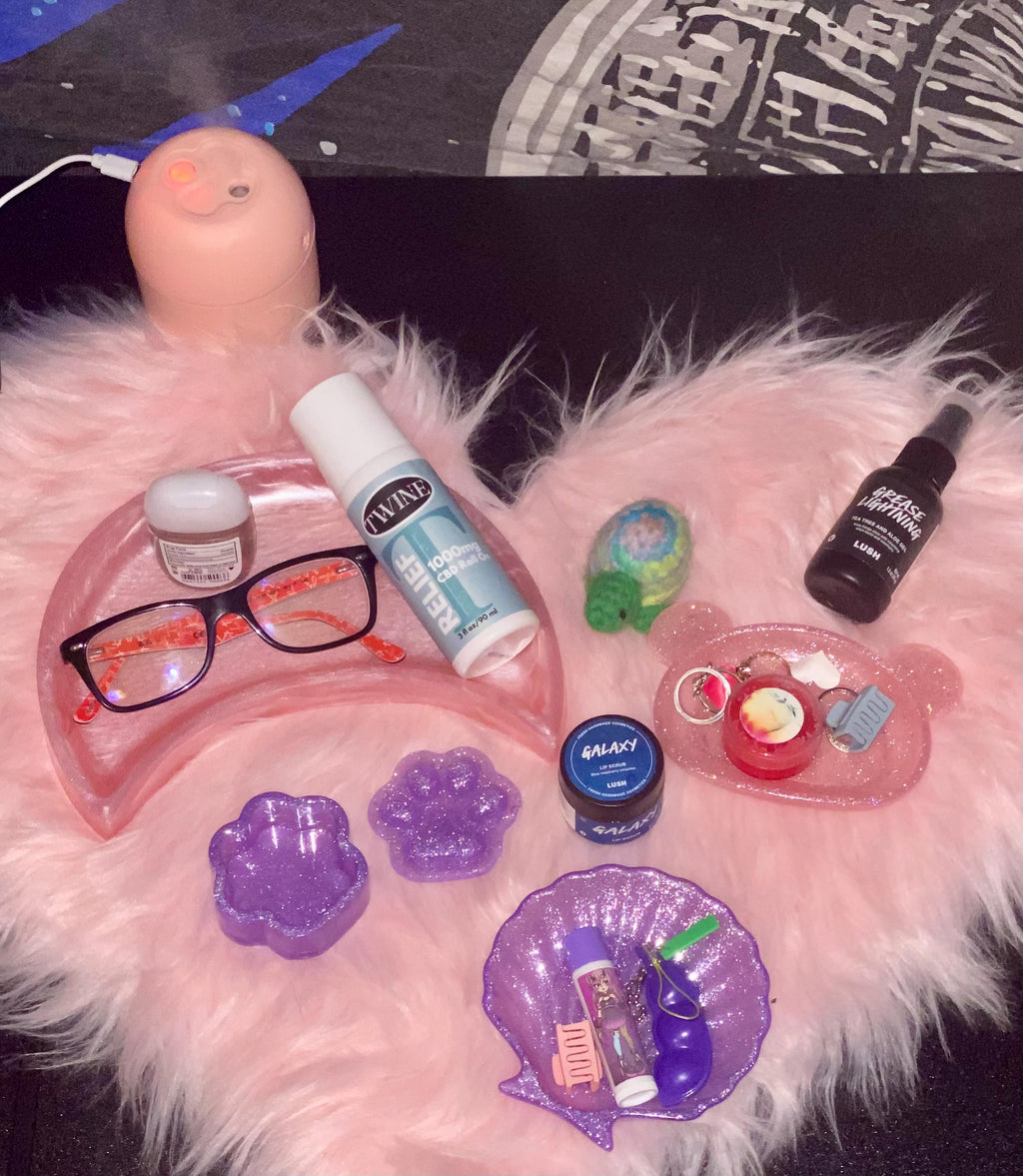 Resin Bear Trinket Tray