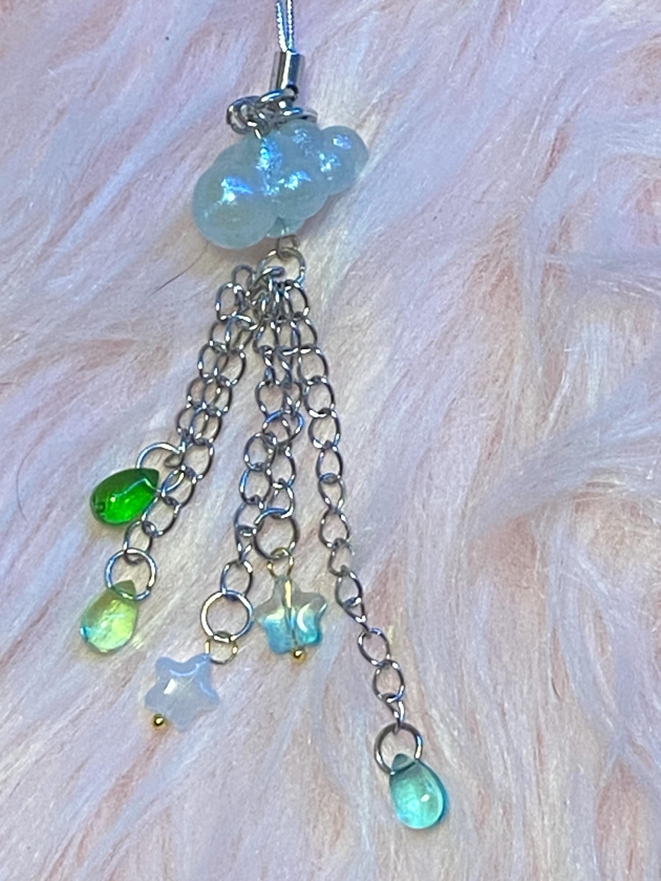 Rain Cloud Phone Charm