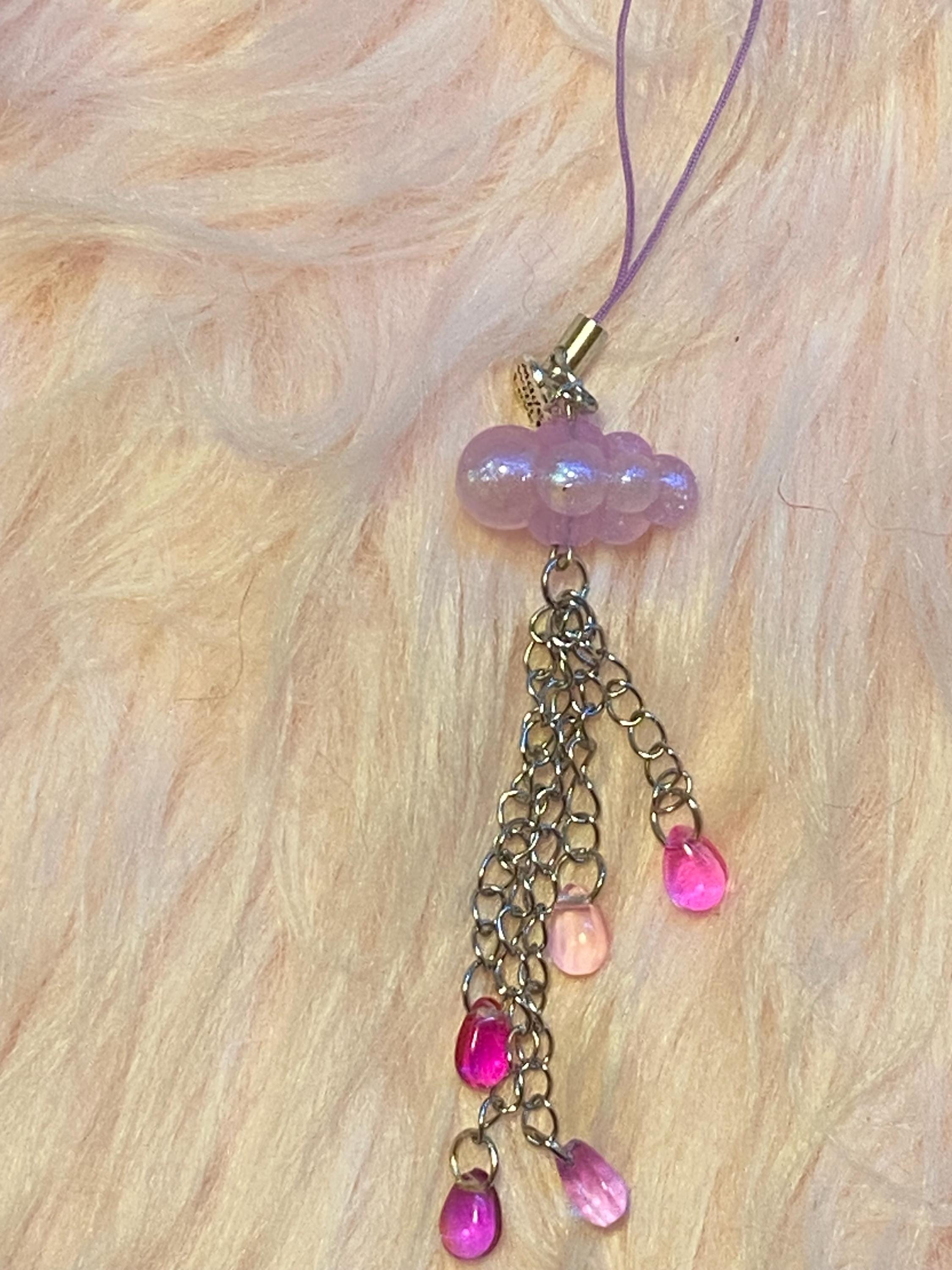 Rain Cloud Phone Charm