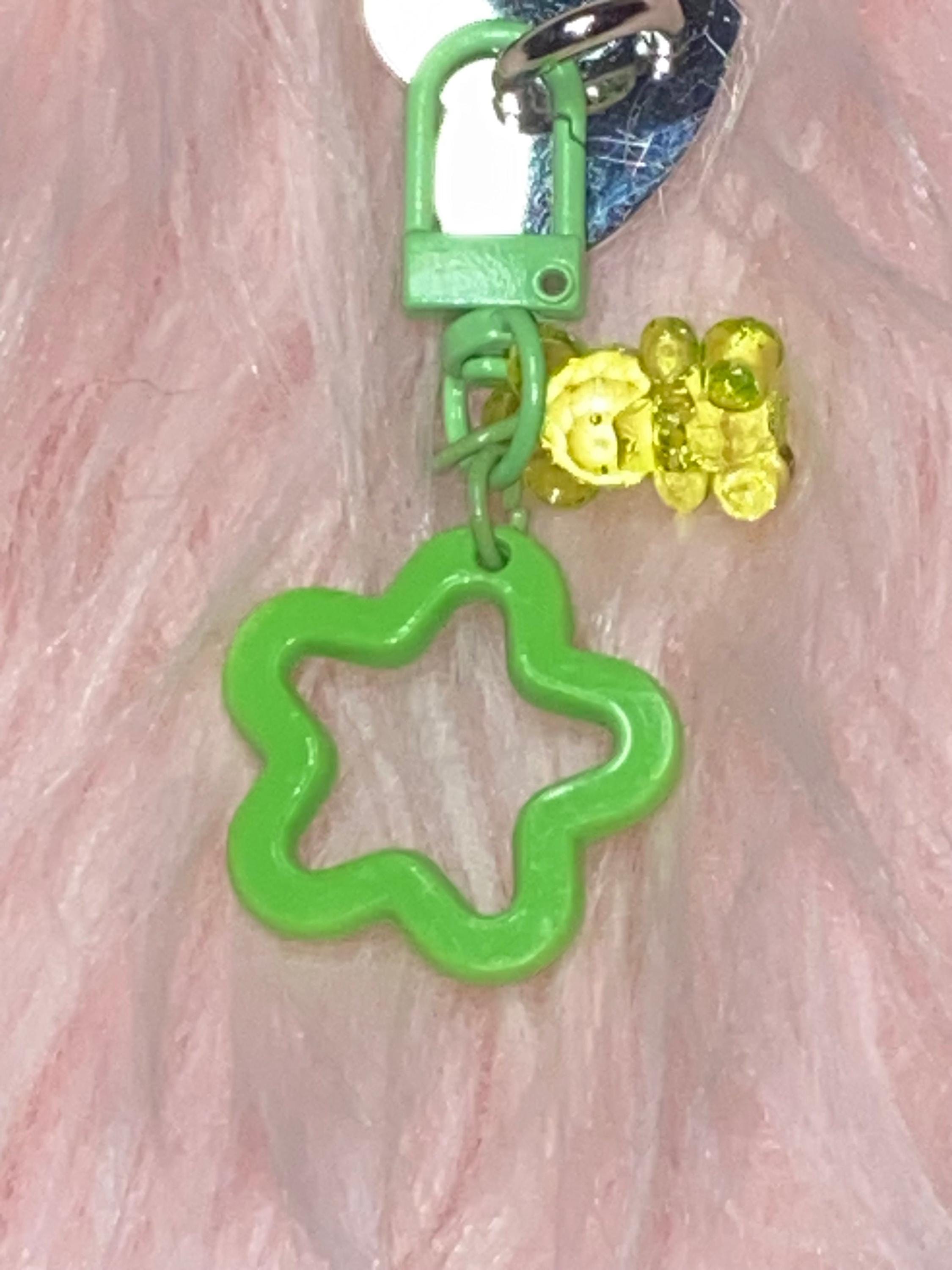 Stary Bear Charm Keychain