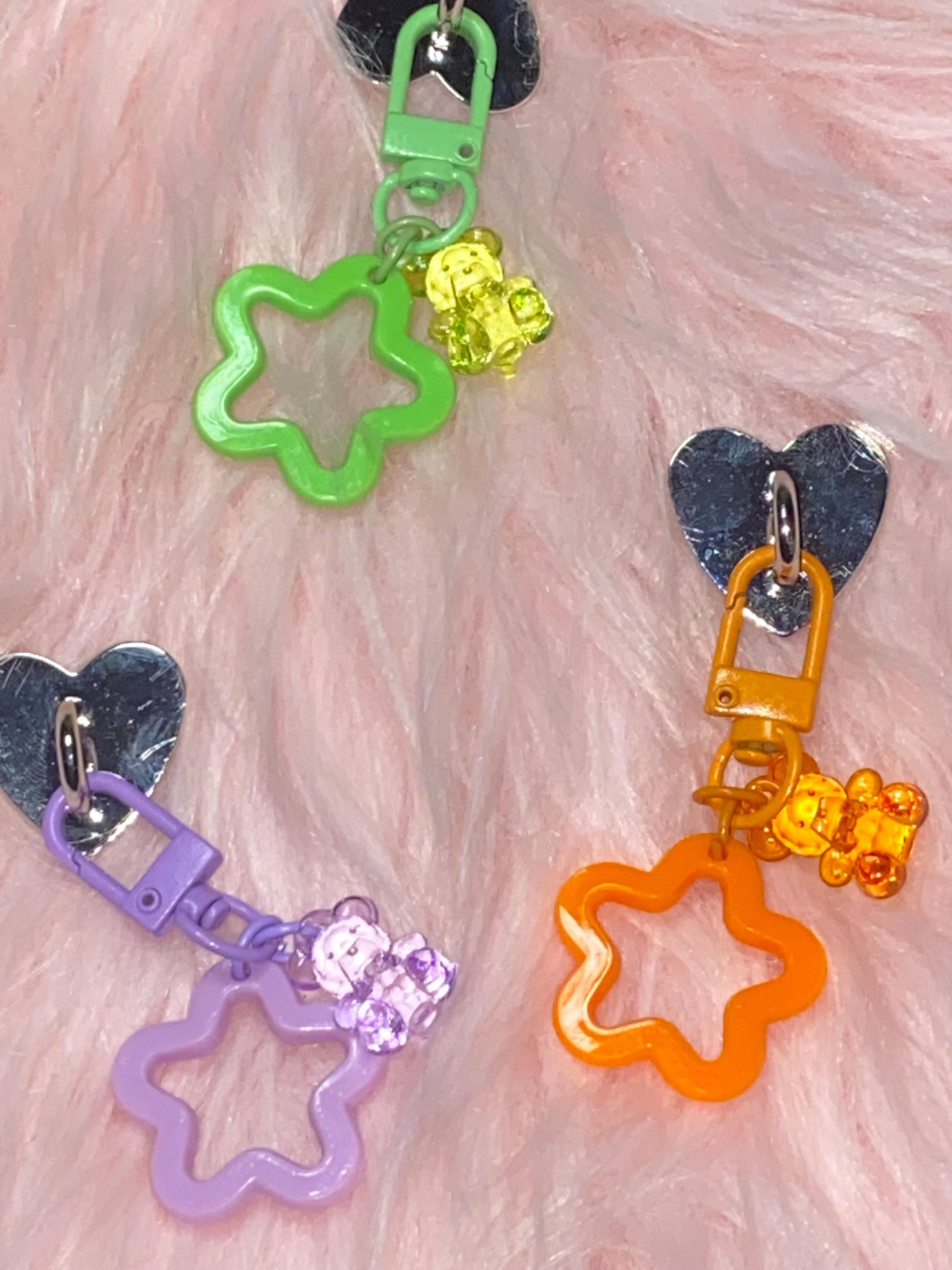 Stary Bear Charm Keychain