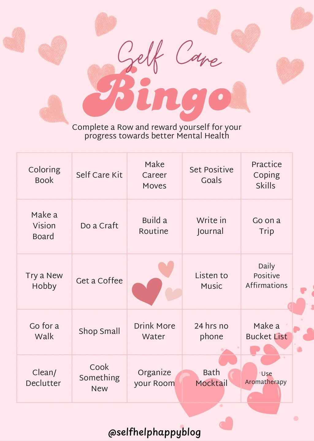 Self Care Bingo PDF