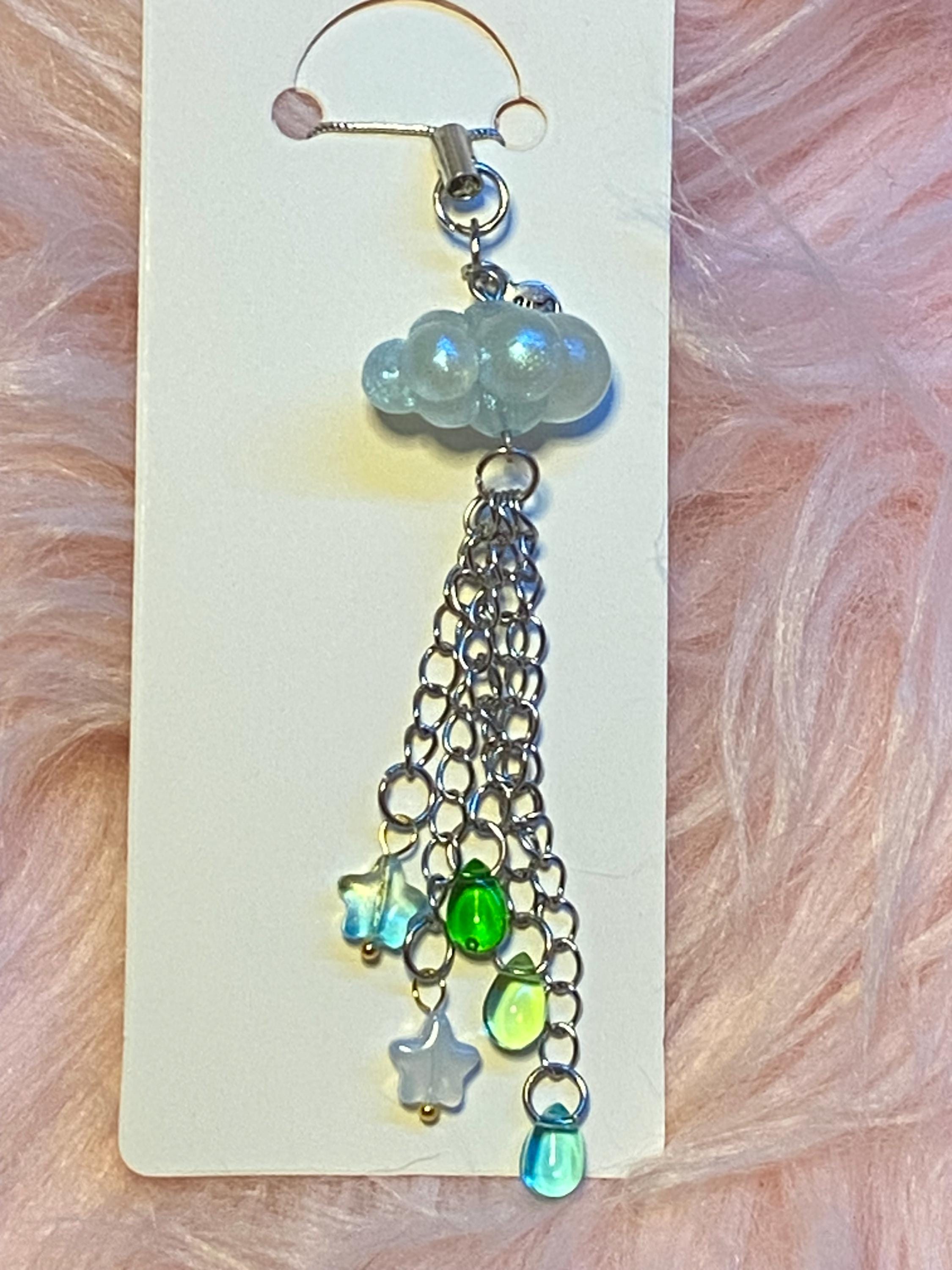 Rain Cloud Phone Charm