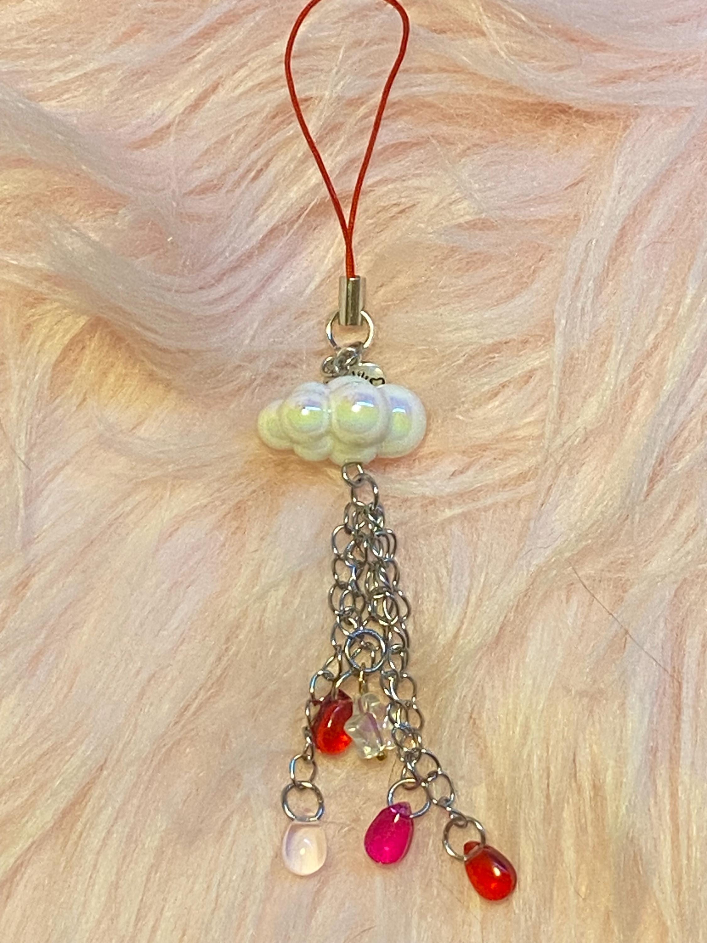 Rain Cloud Phone Charm