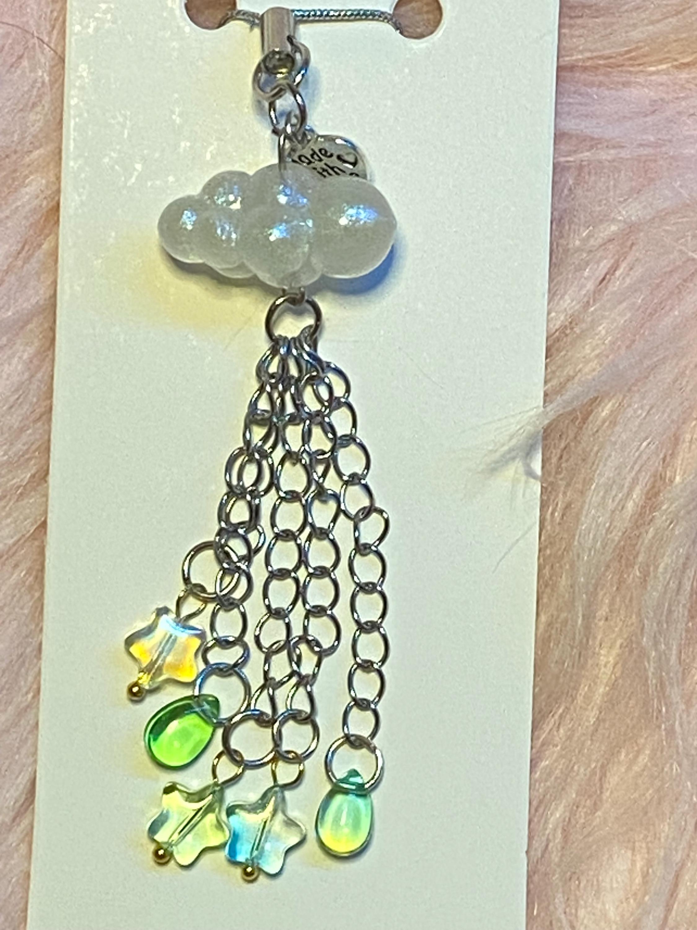 Rain Cloud Phone Charm