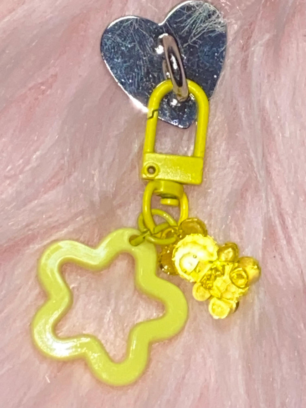 Stary Bear Charm Keychain