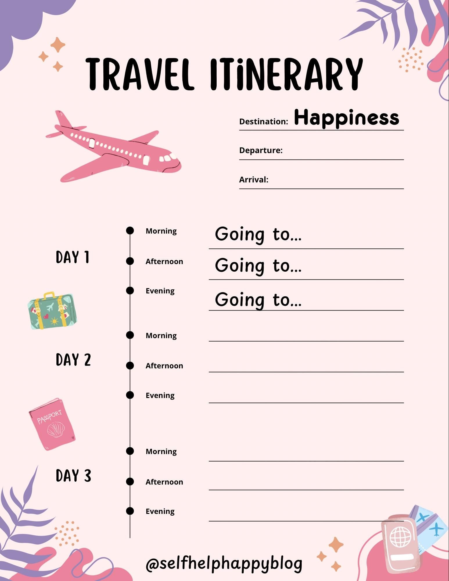 Travel Itinerary